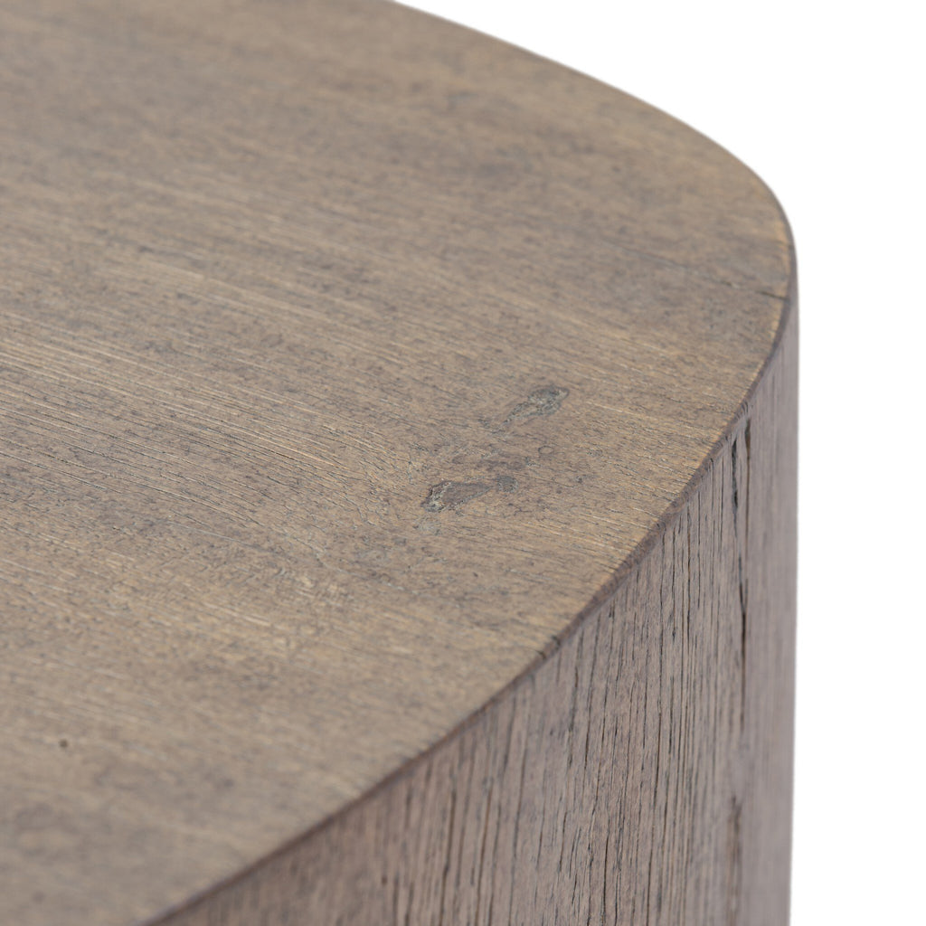 Tycho Pedestal - Brown Oak Veneer | 30"