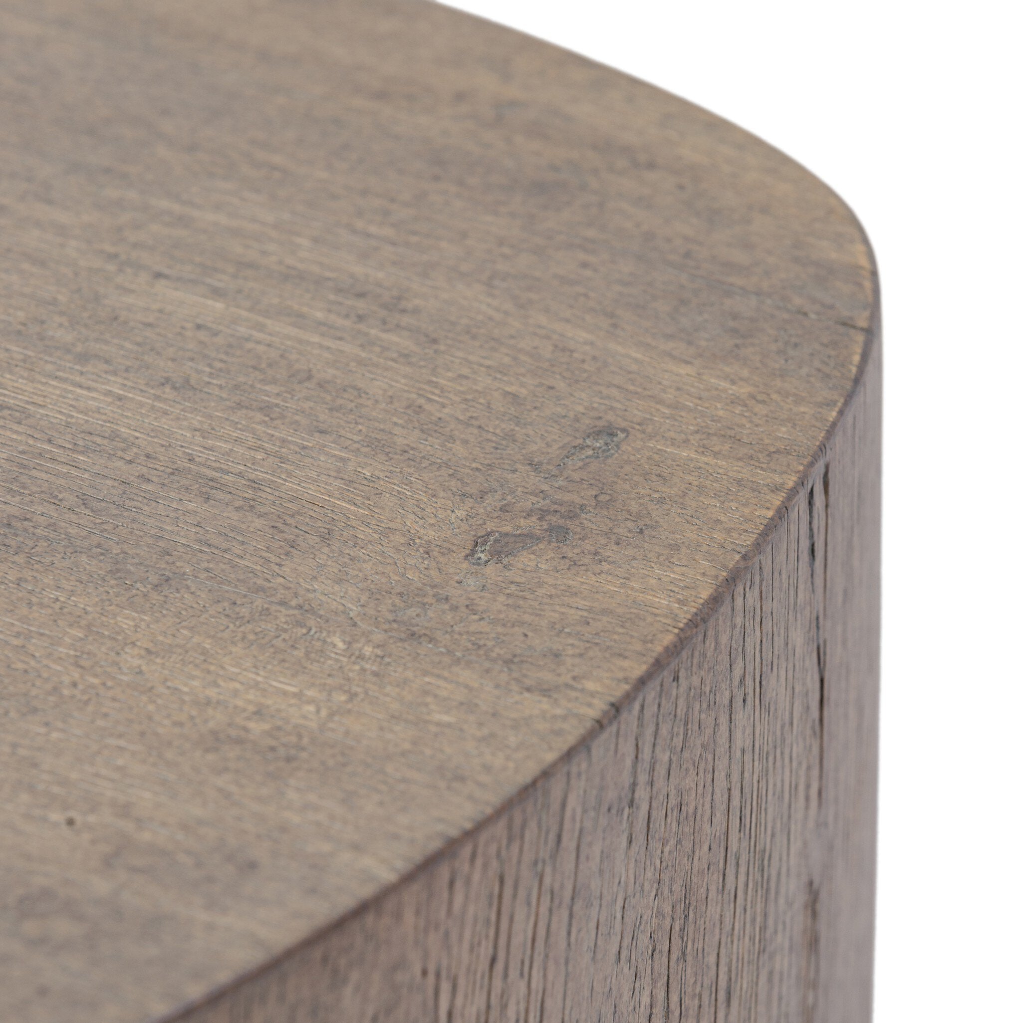 Tycho Pedestal - Brown Oak Veneer | 30"