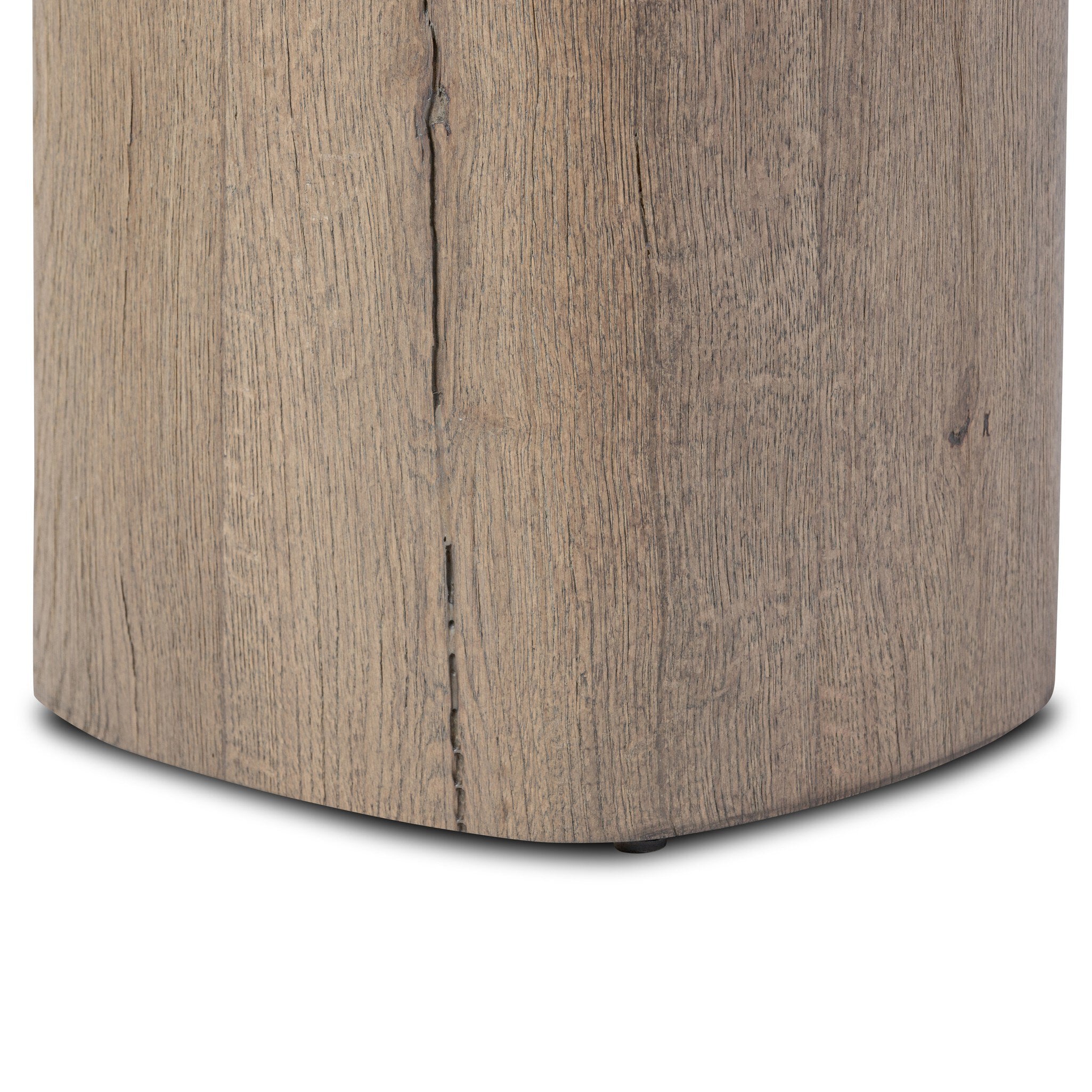 Tycho Pedestal - Brown Oak Veneer | 30"
