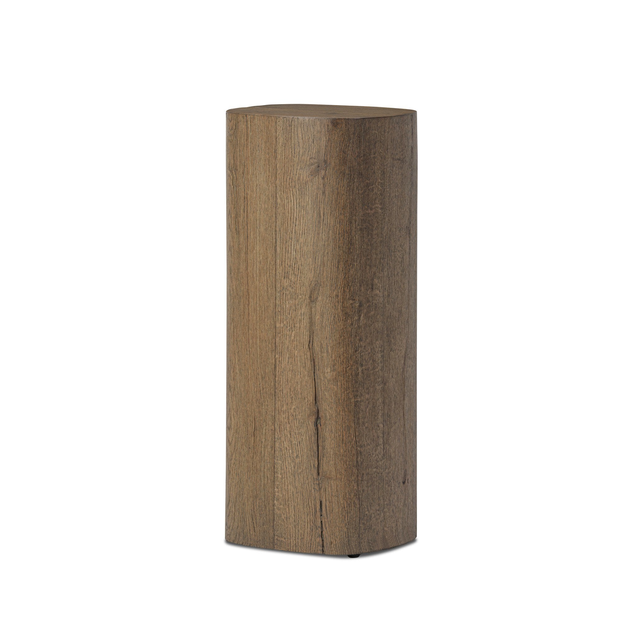 Tycho Pedestal - Brown Oak Veneer | 30"