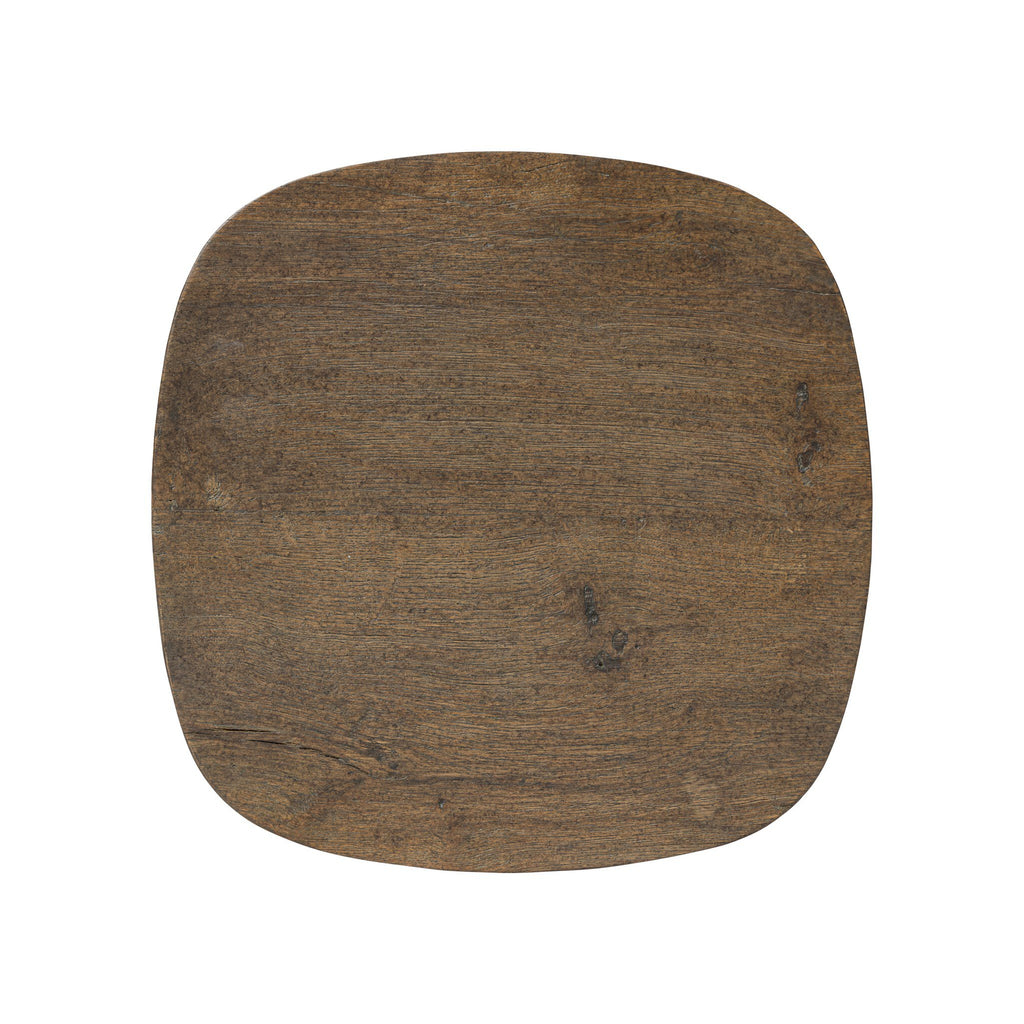 Tycho Pedestal - Brown Oak Veneer | 30"