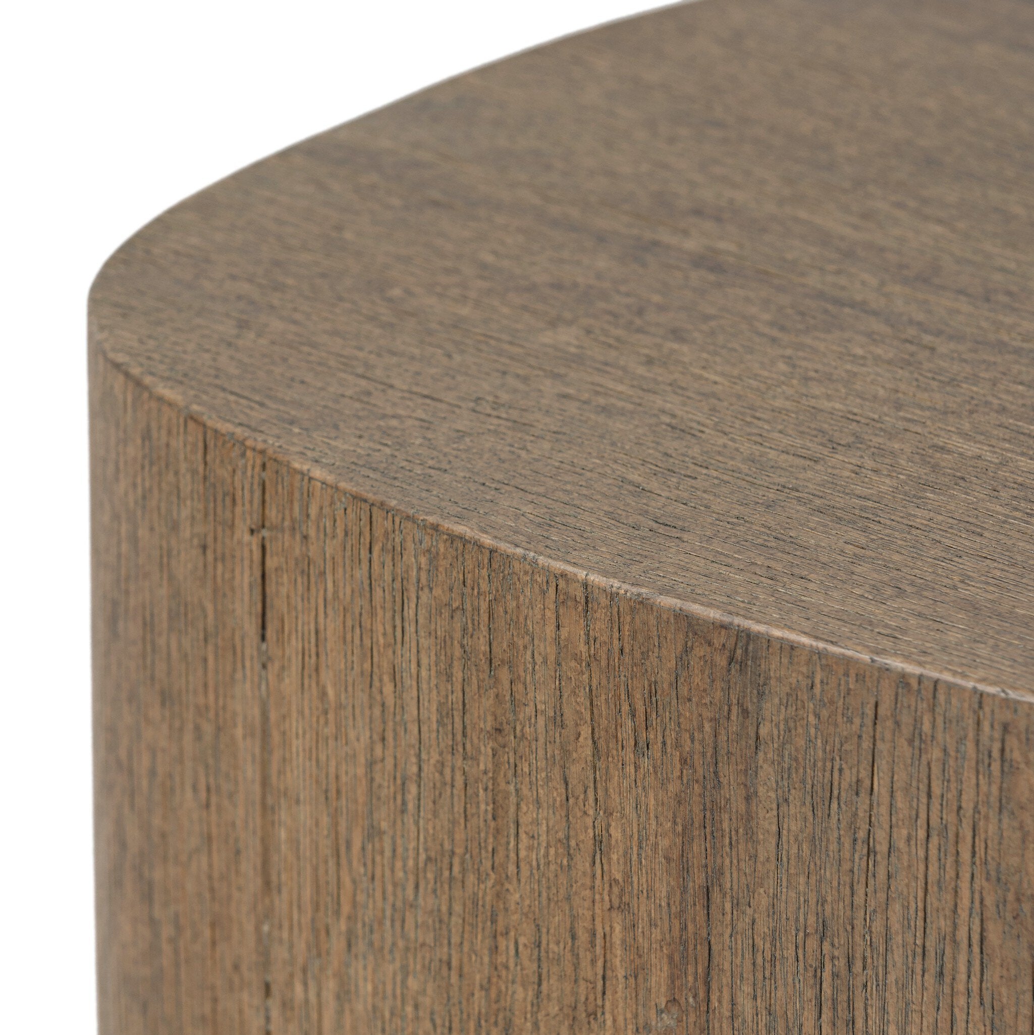 Tycho Pedestal - Brown Oak Veneer | 40"