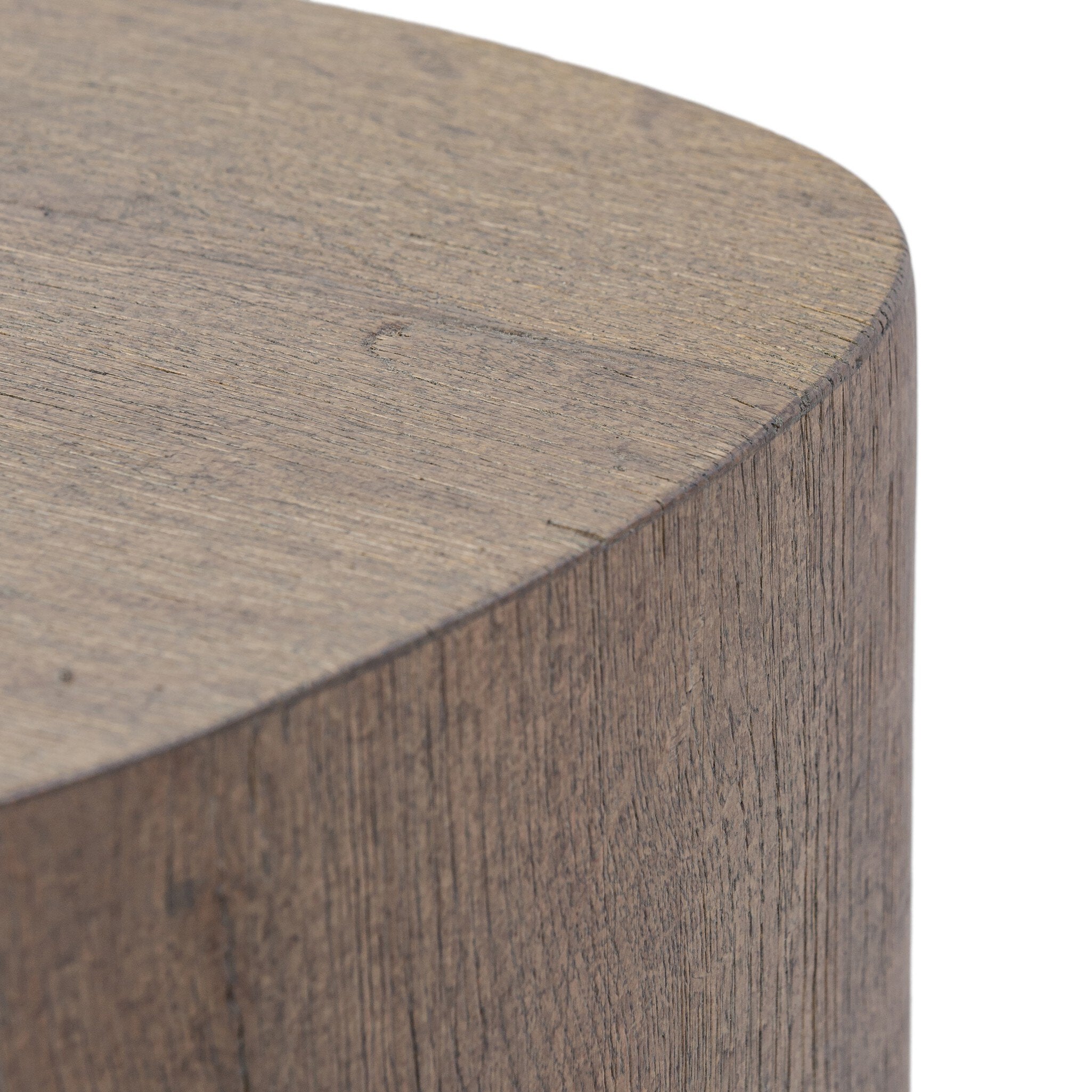 Tycho Pedestal - Brown Oak Veneer | 40"