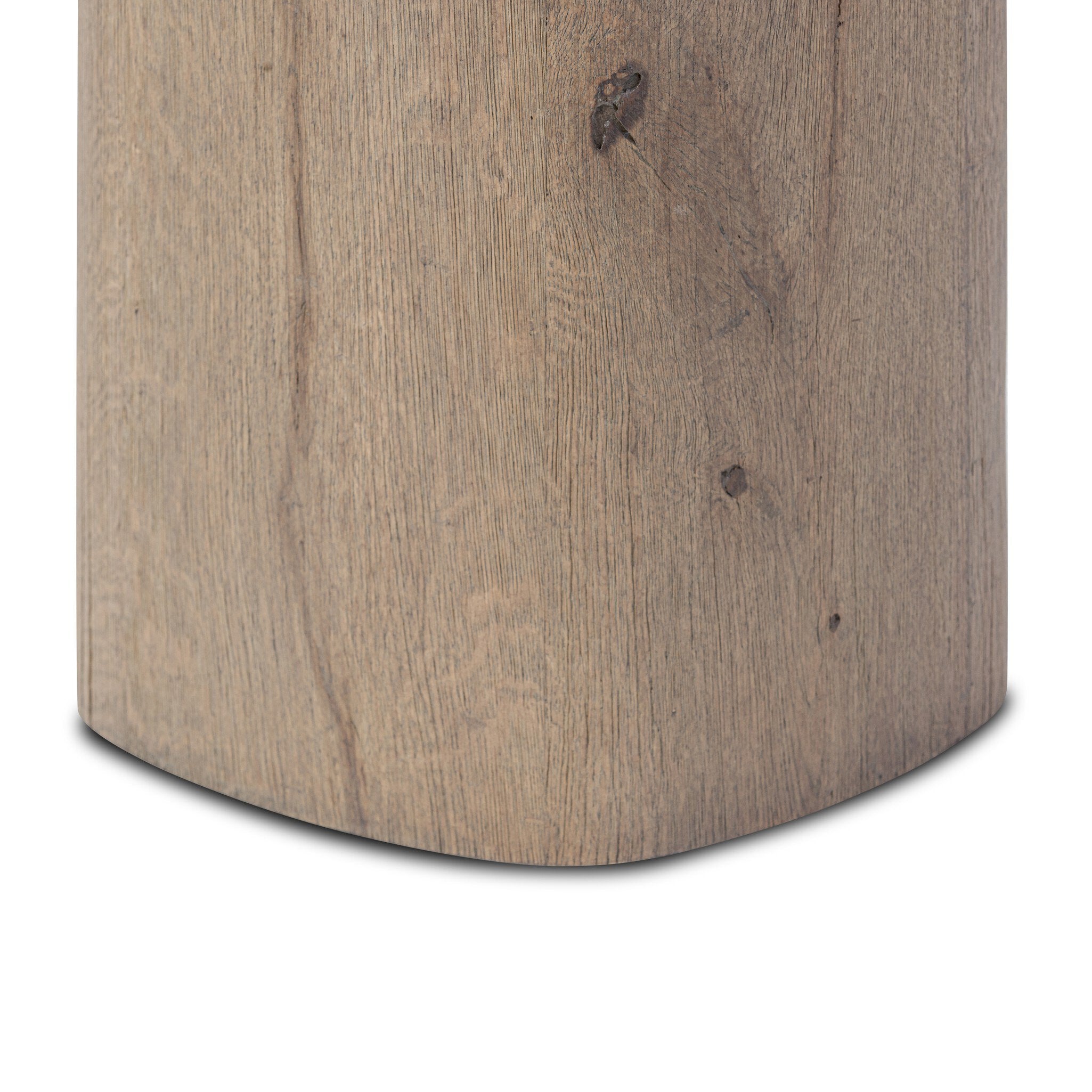 Tycho Pedestal - Brown Oak Veneer | 40"