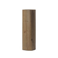 Tycho Pedestal - Brown Oak Veneer | 40"