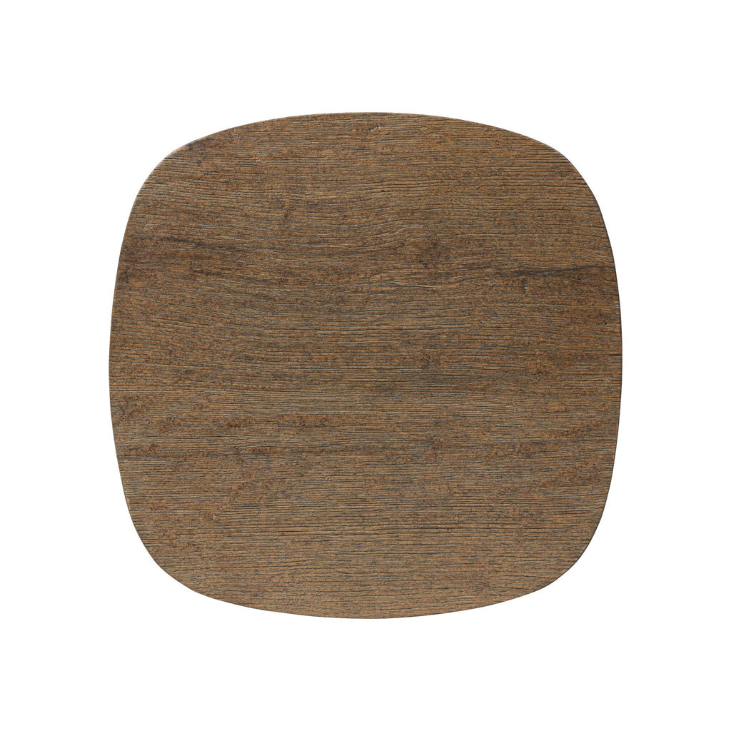 Tycho Pedestal - Brown Oak Veneer | 40"