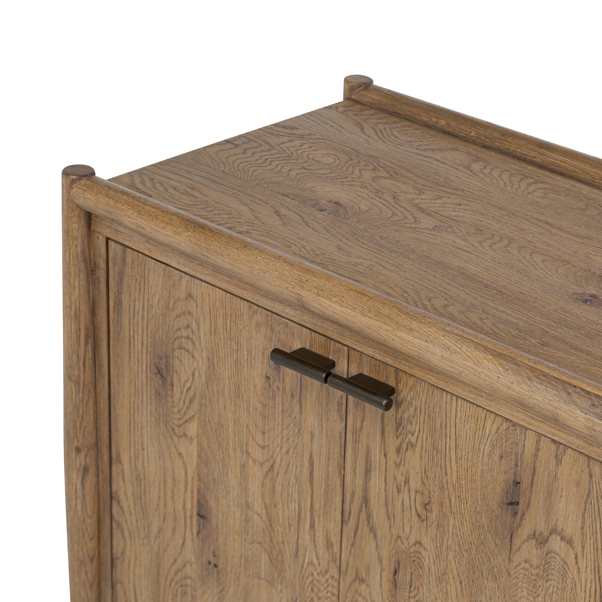 Glenview 4 Door Sideboard - Weathered Oak