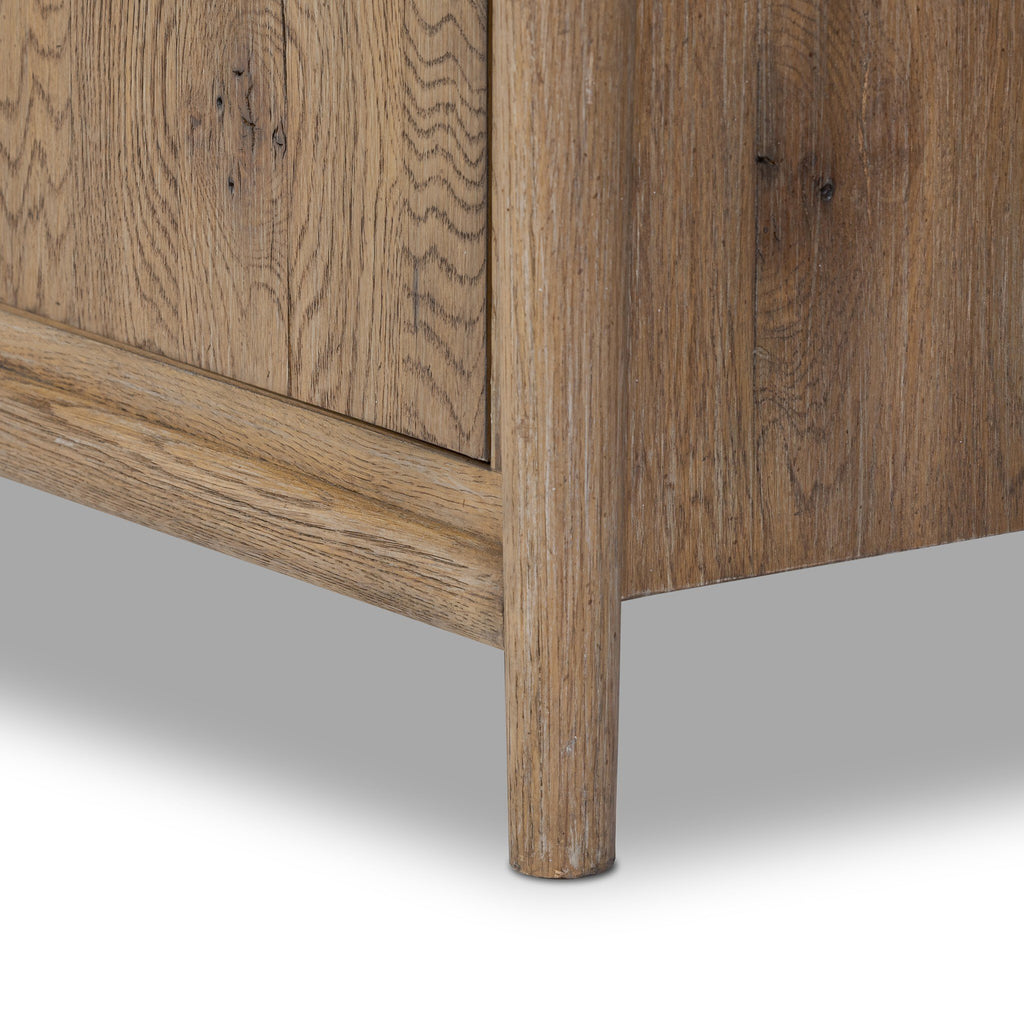 Glenview 4 Door Sideboard - Weathered Oak