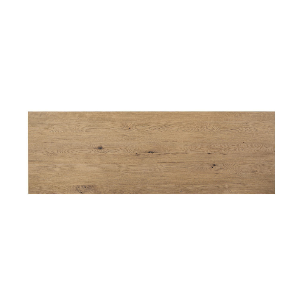 Noah Rotating Desk - Aged Smoked Oak Resawn