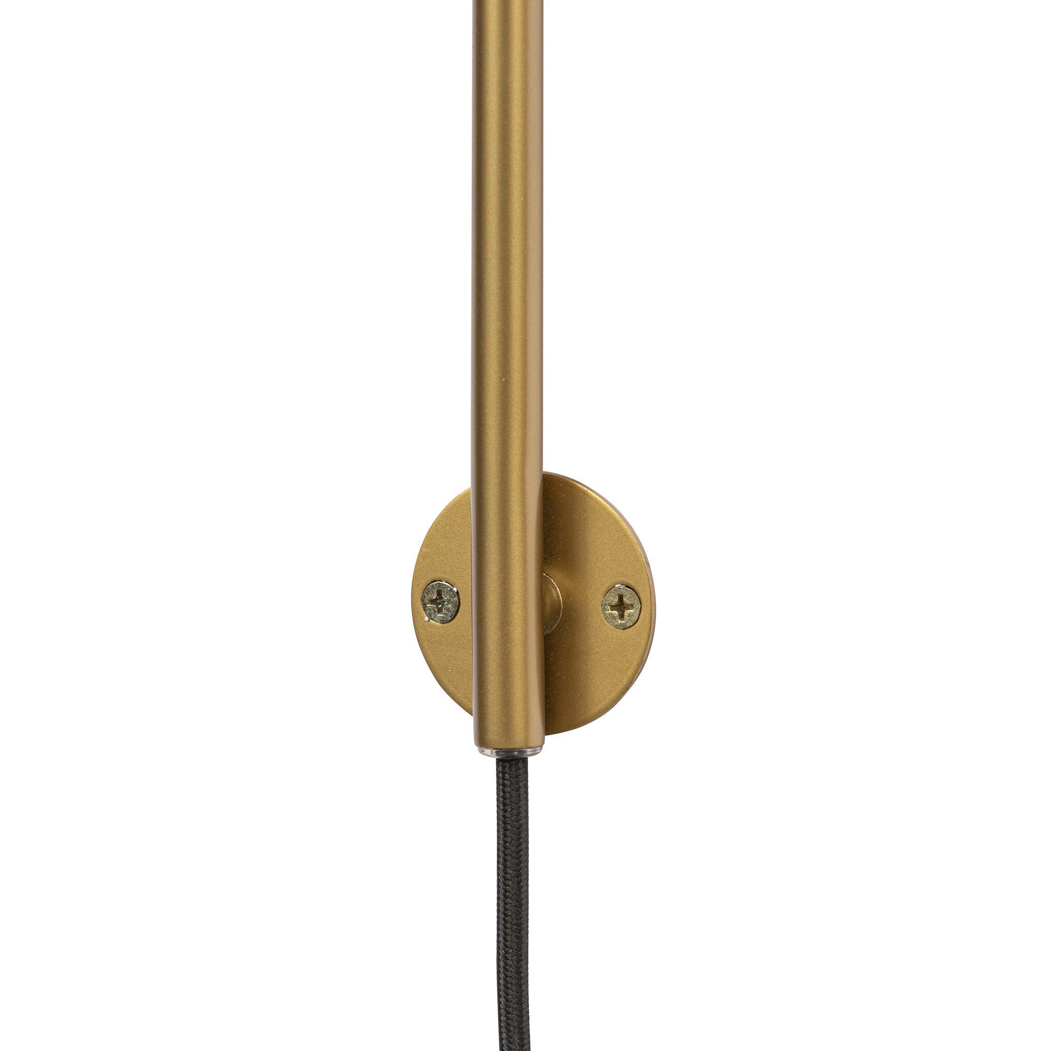 Astrid Sconce - Antique Brass | Dark Brown Leather