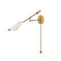 Astrid Sconce - Antique Brass | Flax Linen
