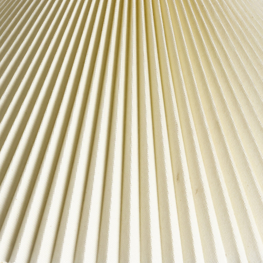Parma Table Lamp - Textured Dark Sand Porcelain | Pleated Shade