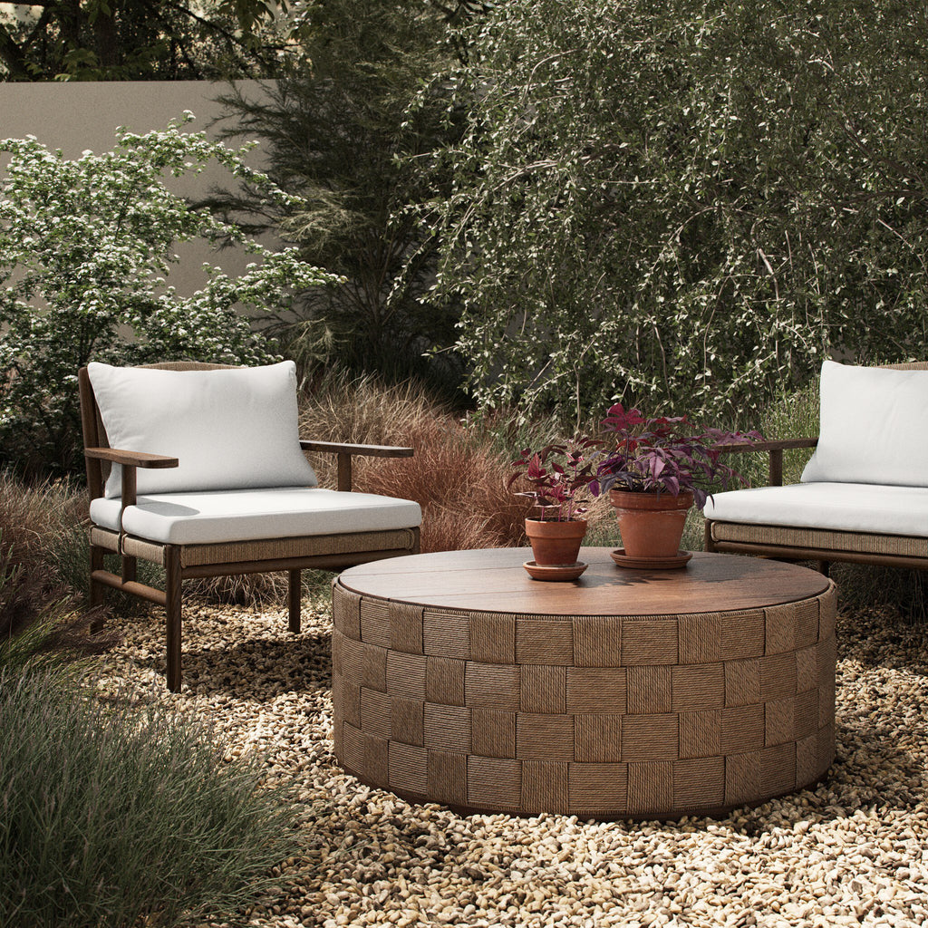 Brandt Outdoor Coffee Table - Stained Toasted Brown