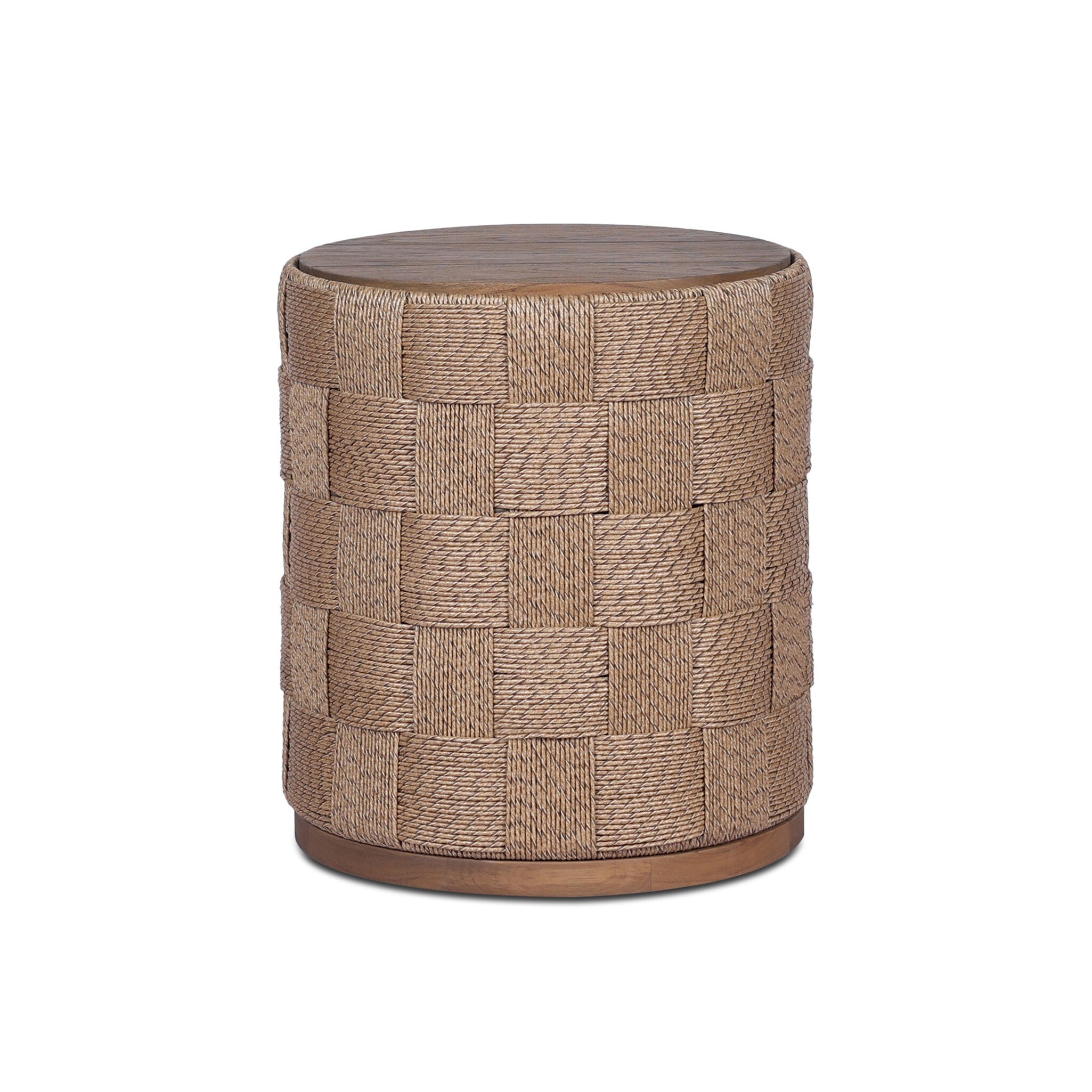 Brandt Outdoor End Table - Stained Toasted Brown