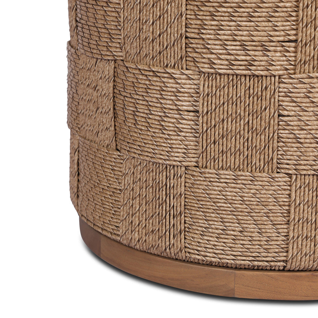 Brandt Outdoor End Table - Stained Toasted Brown