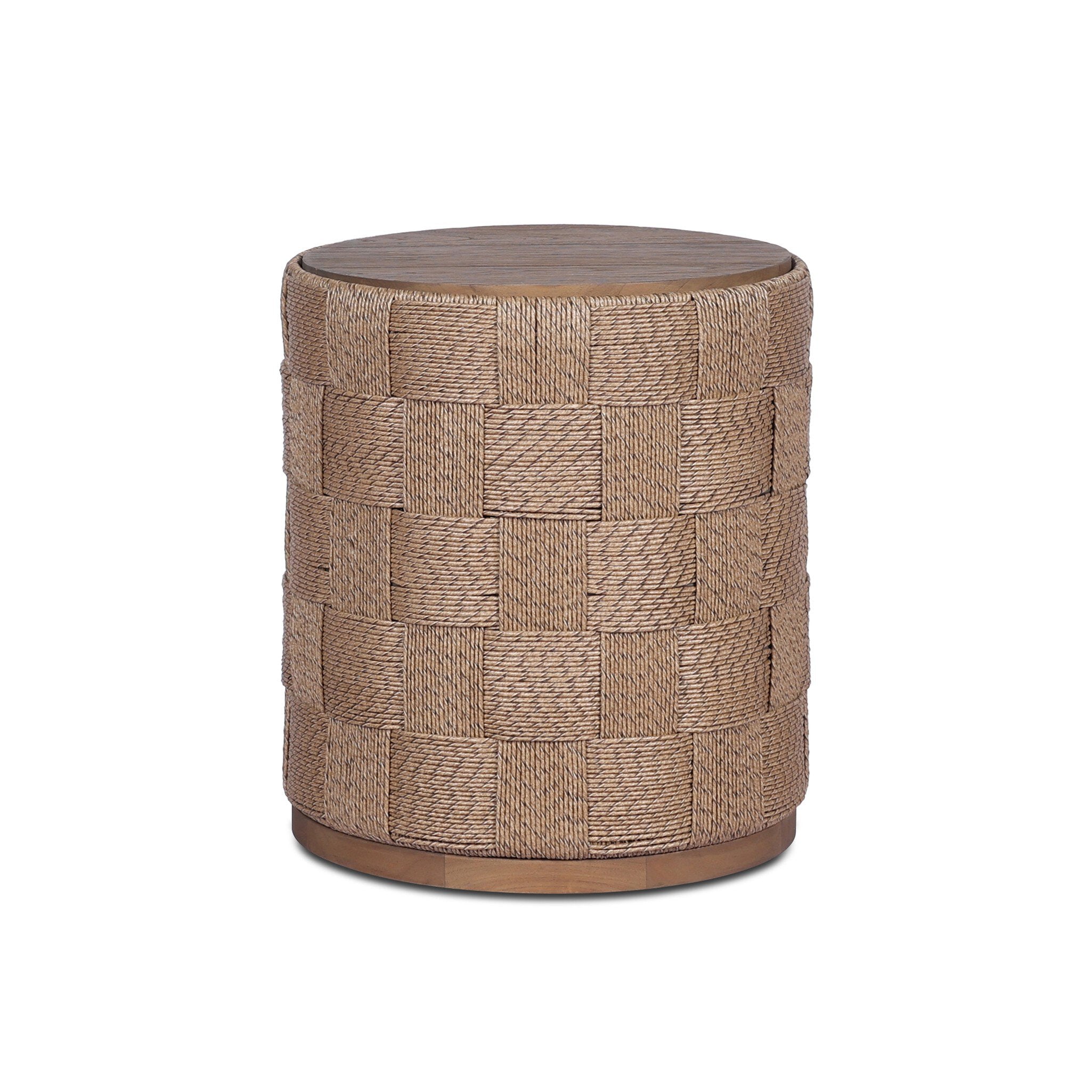 Brandt Outdoor End Table - Stained Toasted Brown