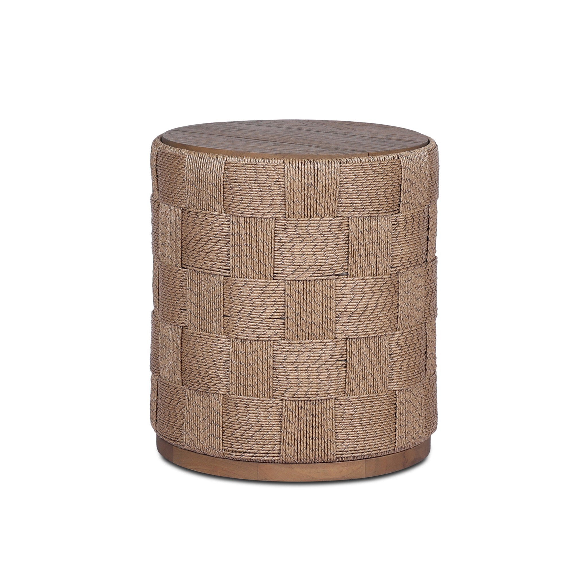 Brandt Outdoor End Table - Stained Toasted Brown