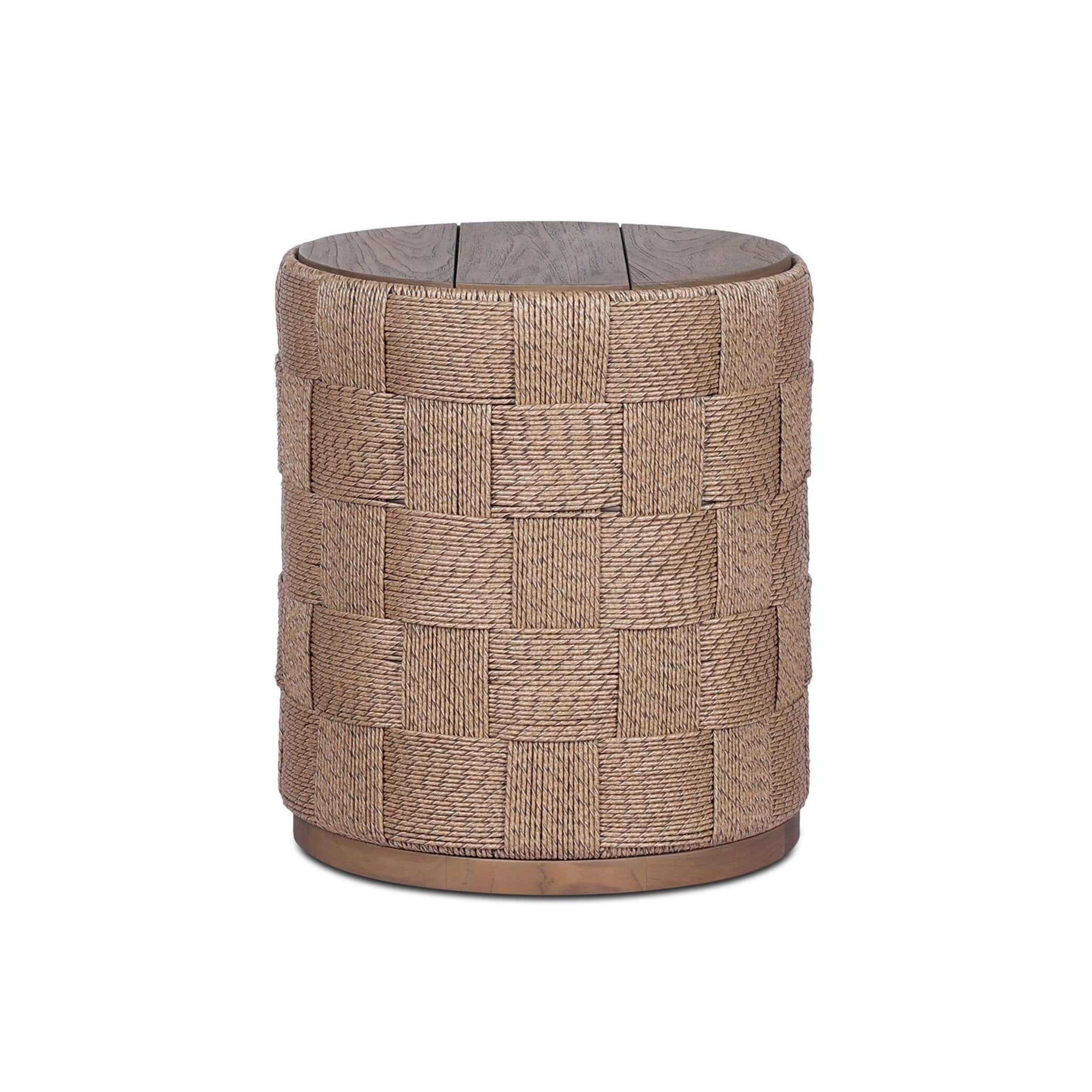 Brandt Outdoor End Table - Stained Toasted Brown