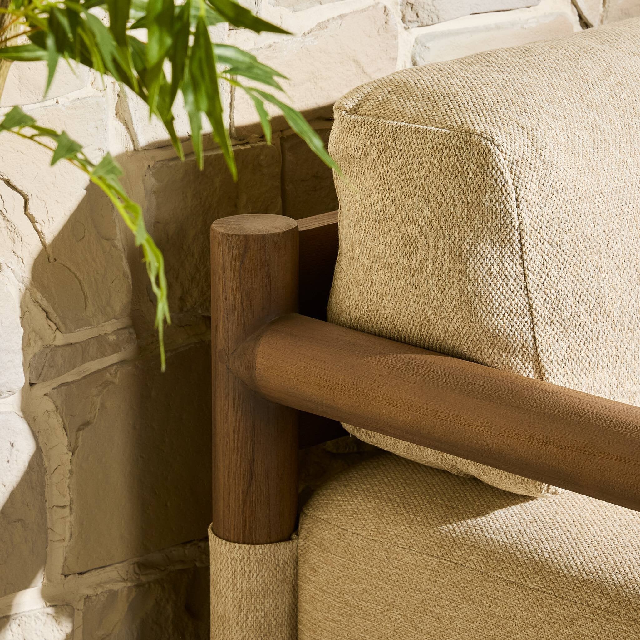 Fable Outdoor Sofa-91" - Concha Beige