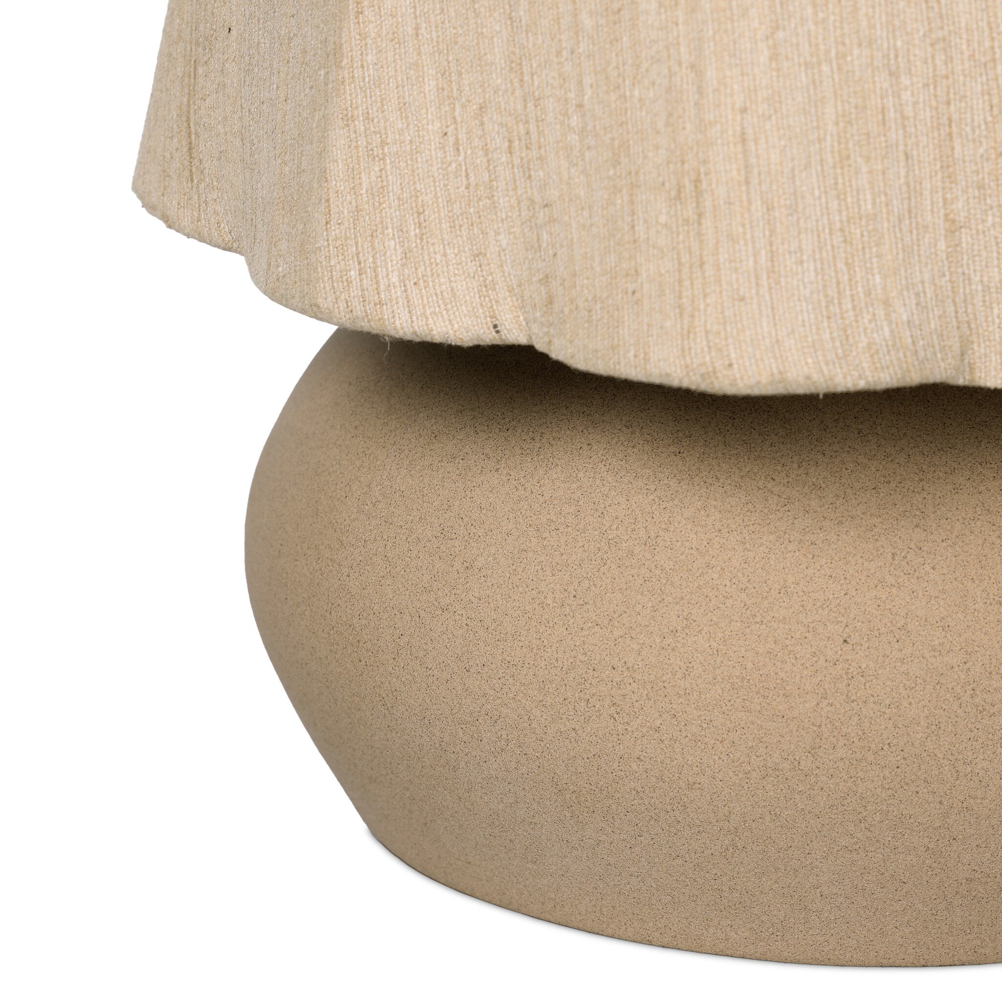 Posie Table Lamp - Tan Speckled Ceramic