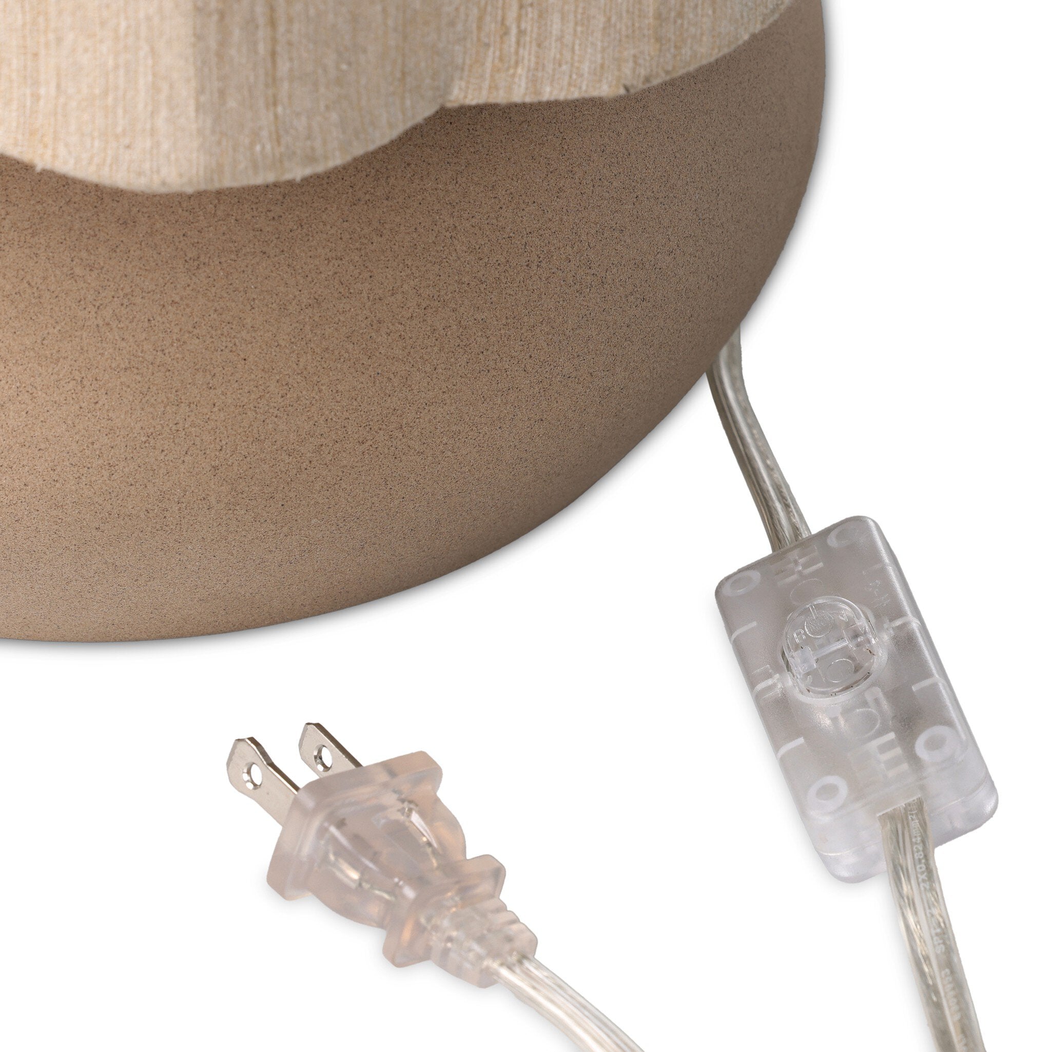 Posie Table Lamp - Tan Speckled Ceramic