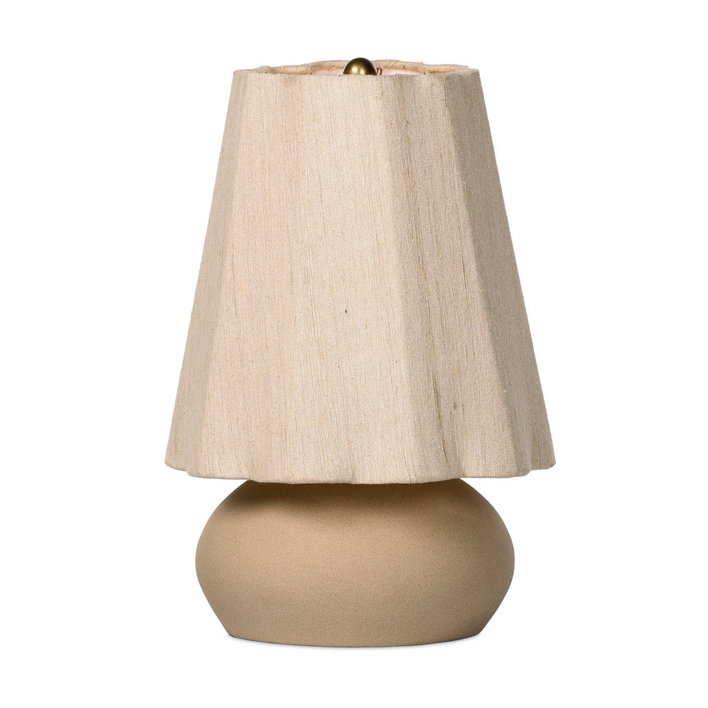Posie Table Lamp - Tan Speckled Ceramic