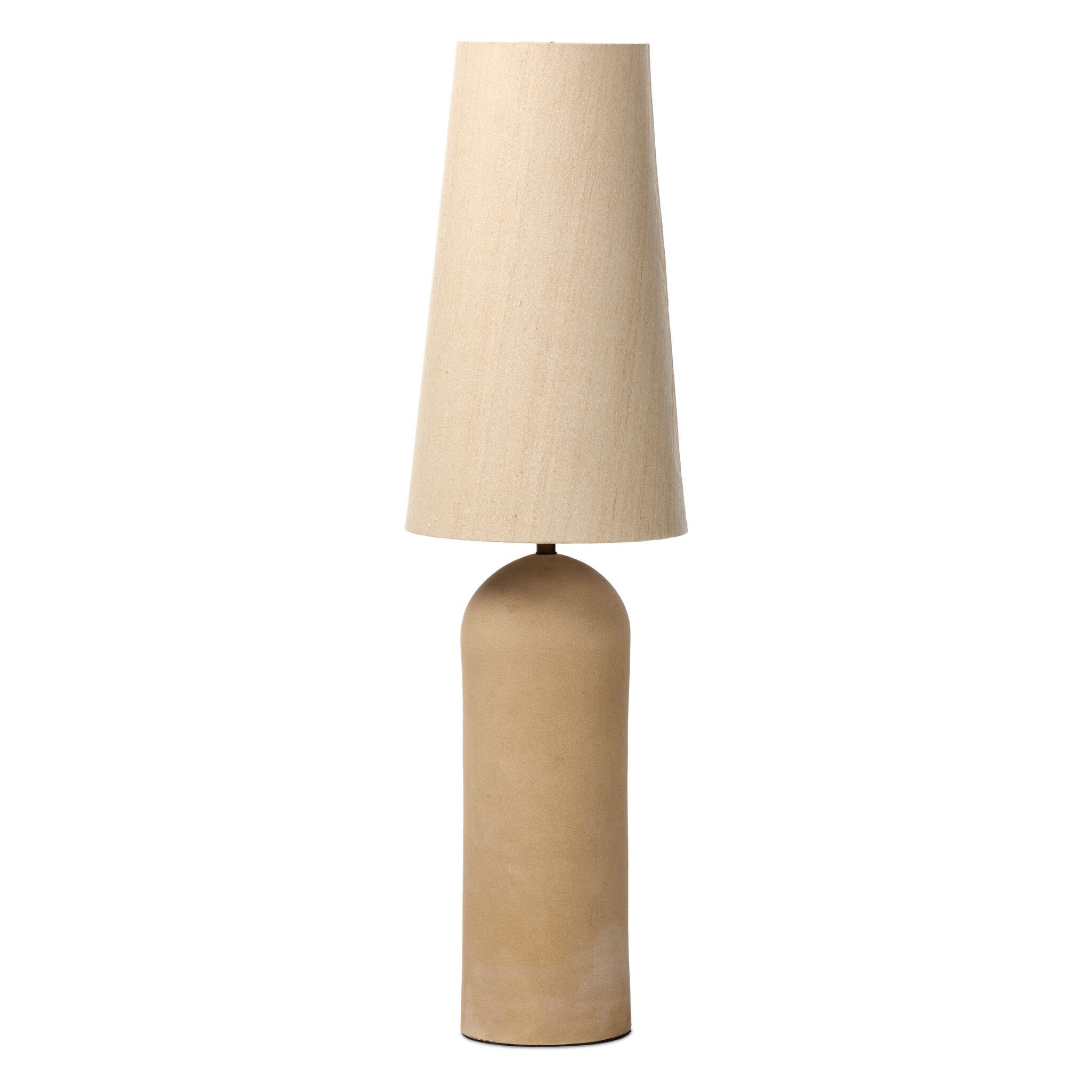 Posie Floor Lamp - Tan Speckled Ceramic