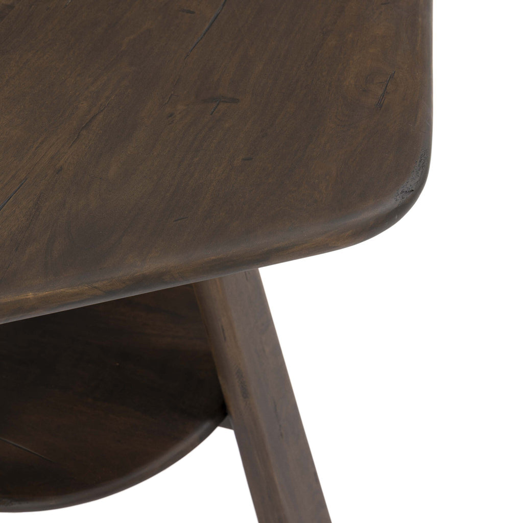 Brennon End Table - Aged Belgium Bleach