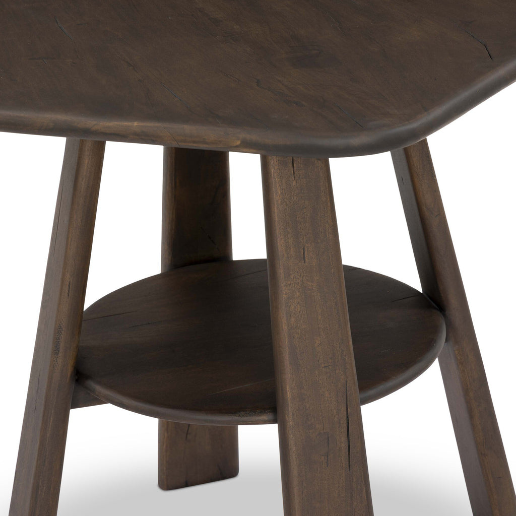 Brennon End Table - Aged Belgium Bleach
