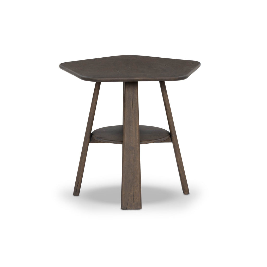 Brennon End Table - Aged Belgium Bleach