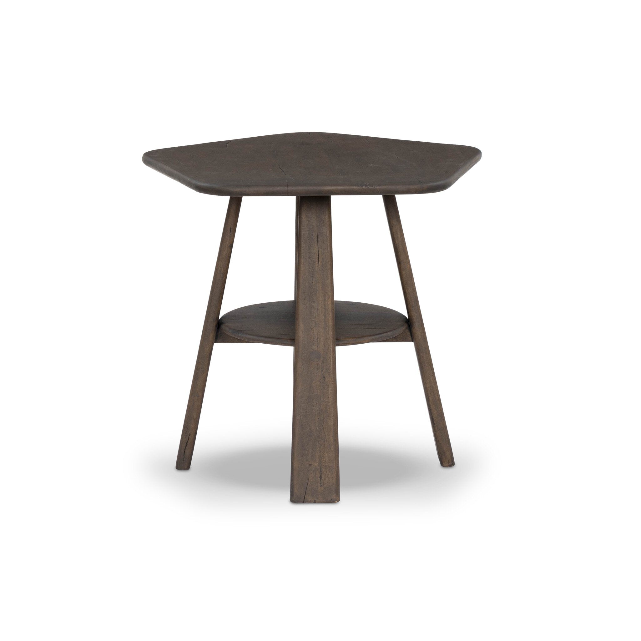 Brennon End Table - Aged Belgium Bleach