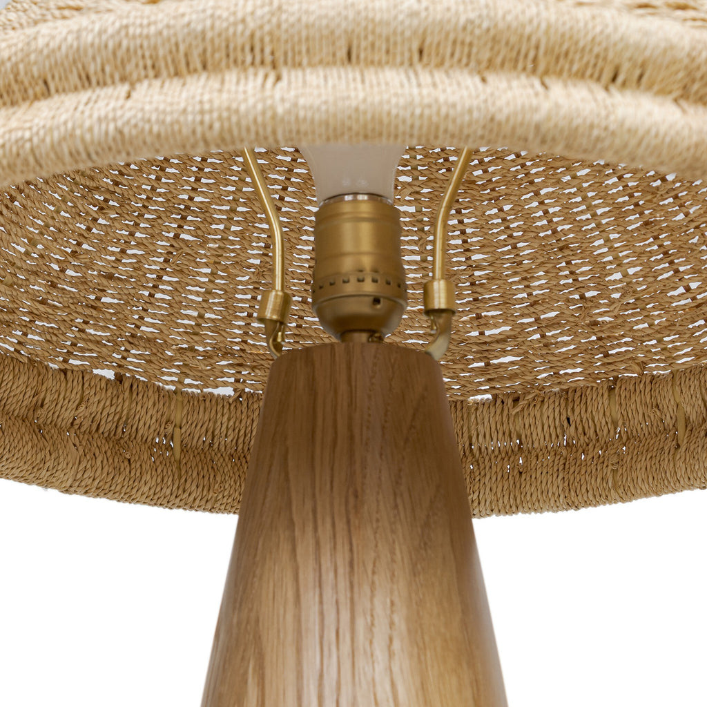 Canela Table Lamp - Light Oak