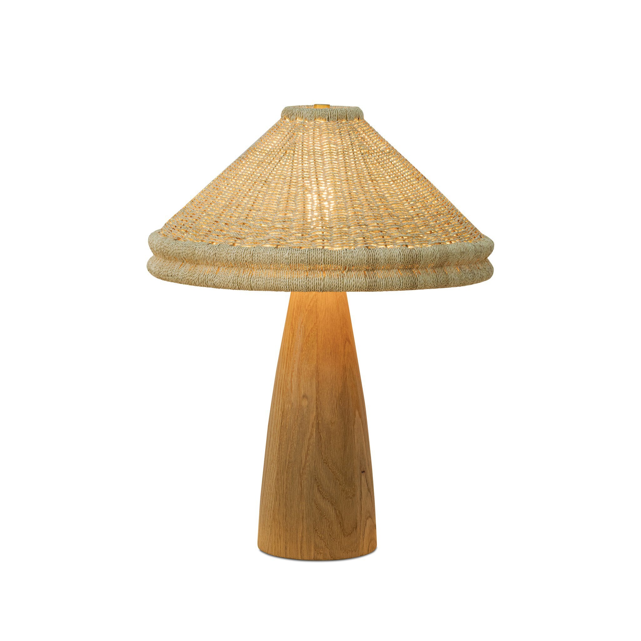 Canela Table Lamp - Light Oak