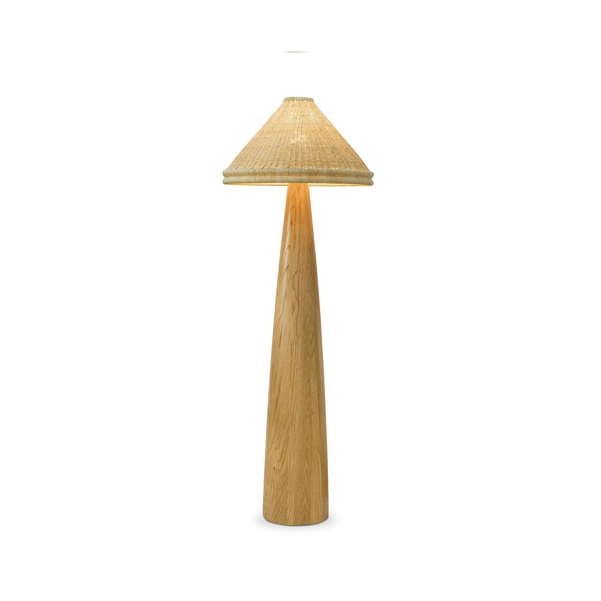 Canela Floor Lamp - Light Oak