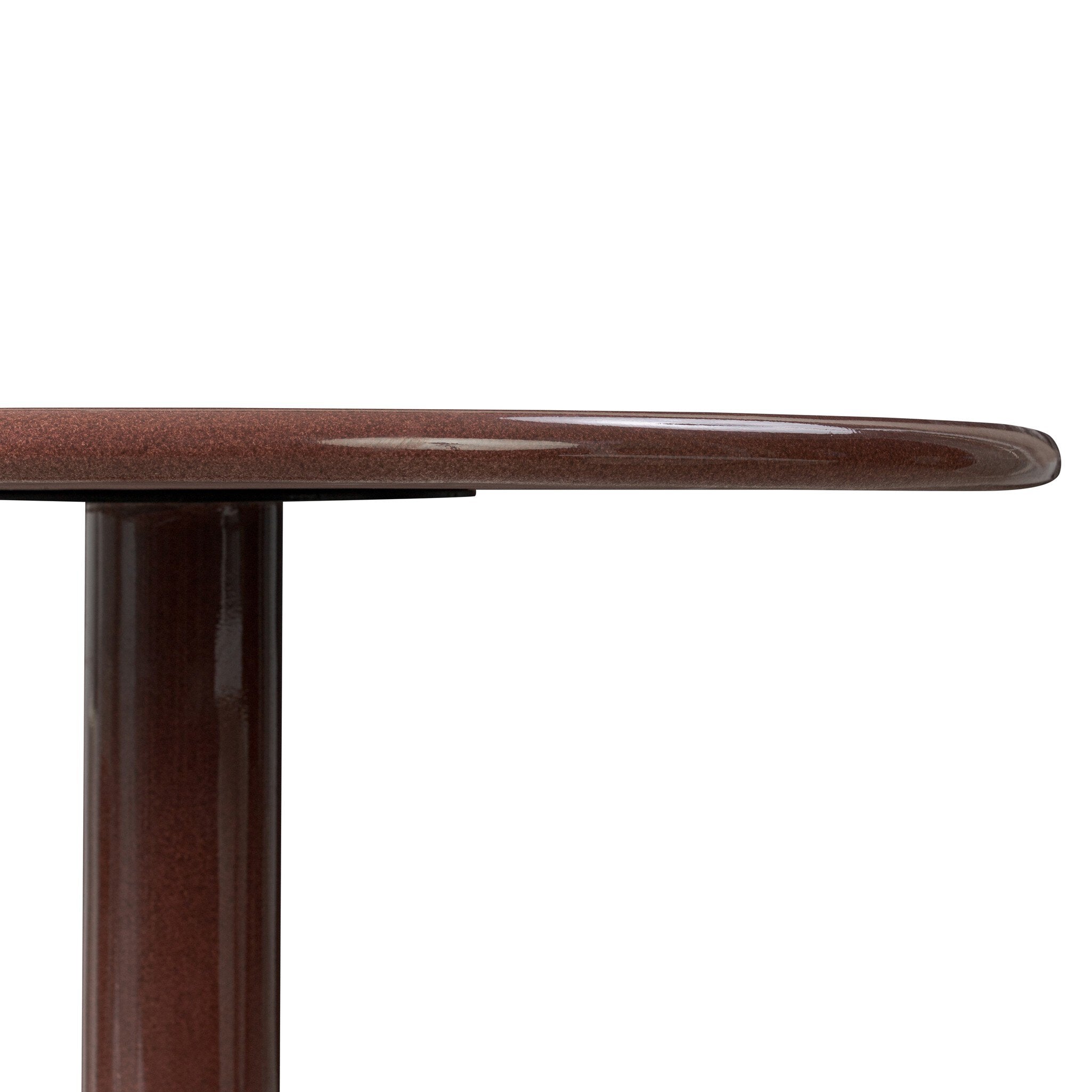 Vernon Dining Table - Smooth Red Concrete