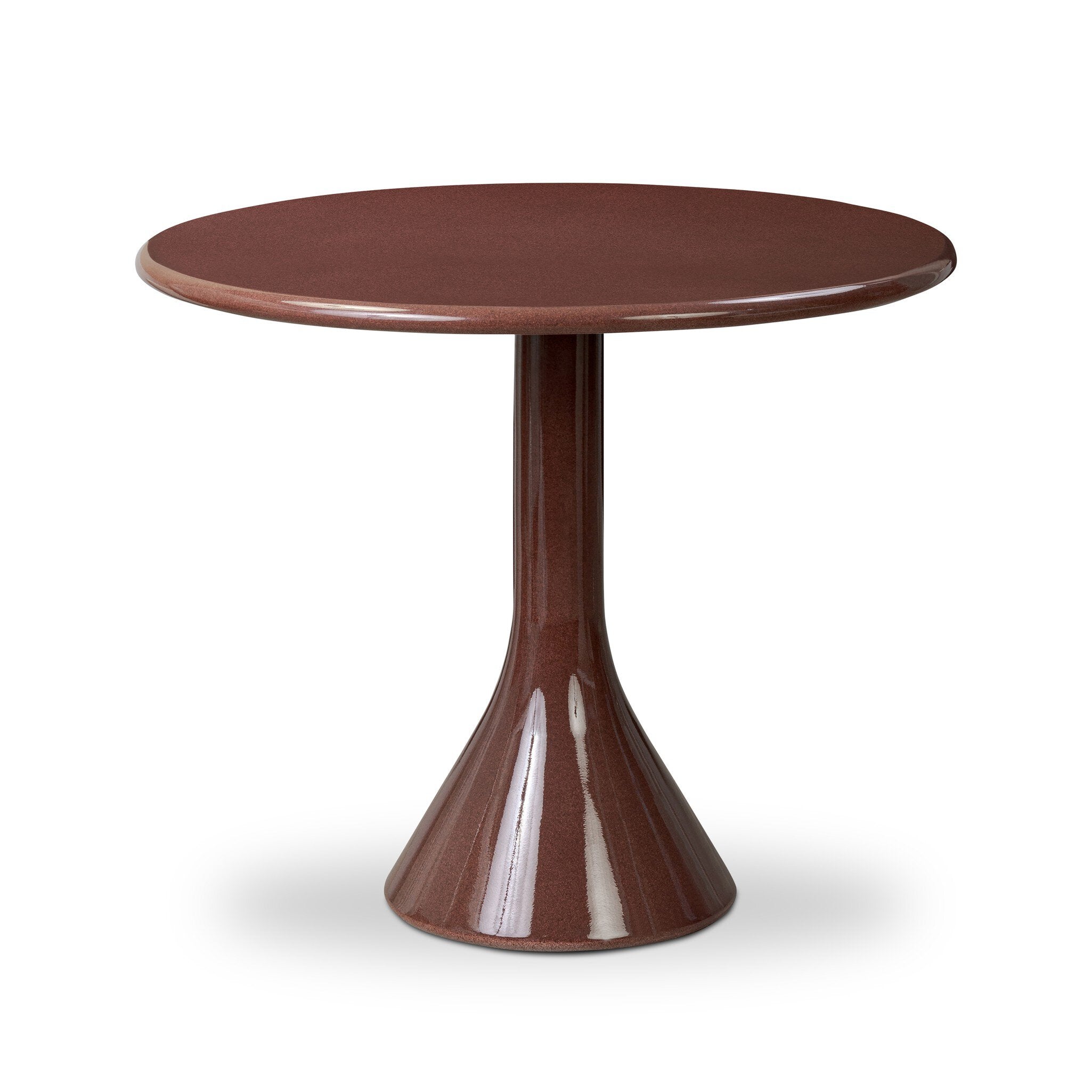 Vernon Dining Table - Smooth Red Concrete
