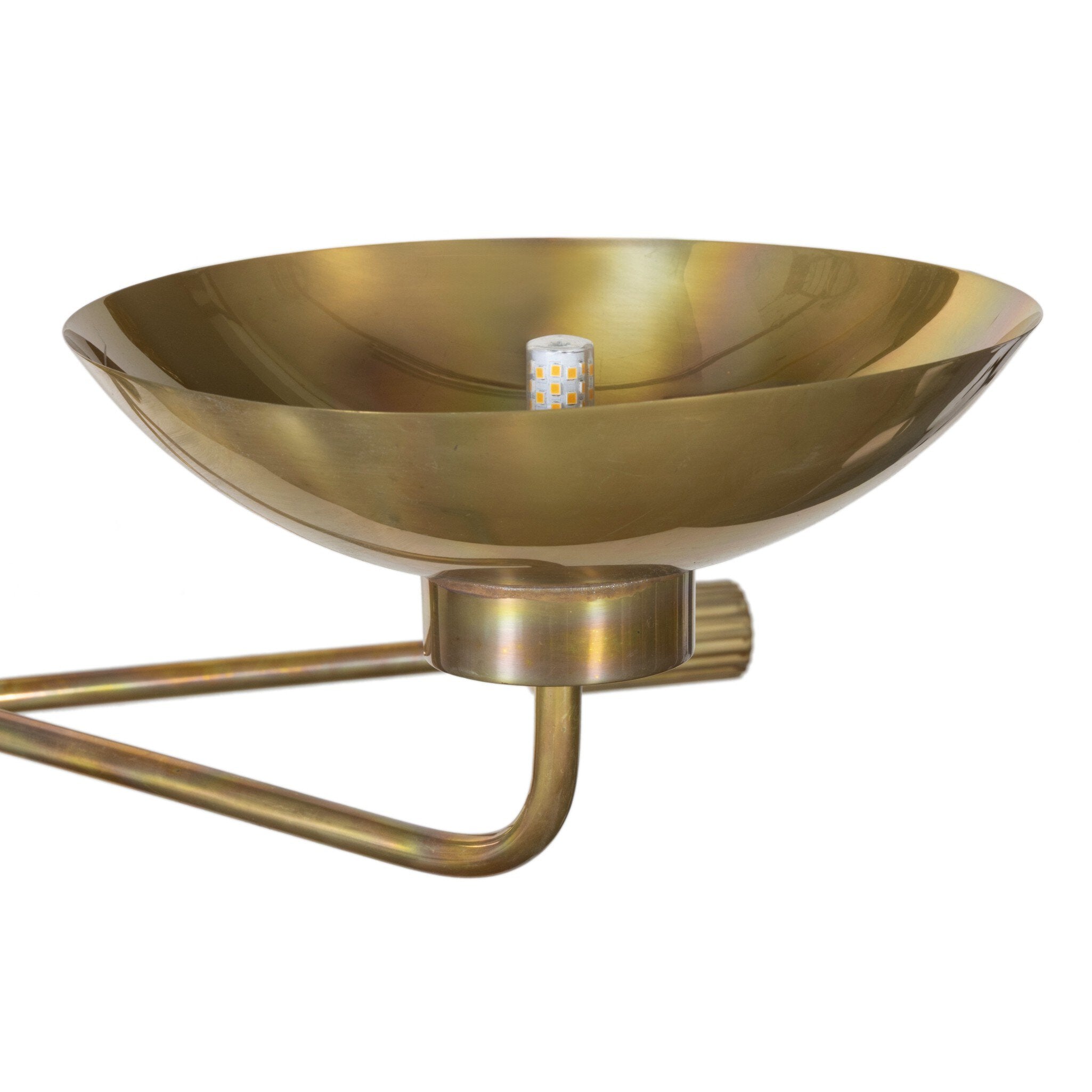 Lund Chandelier - Burnt Brass