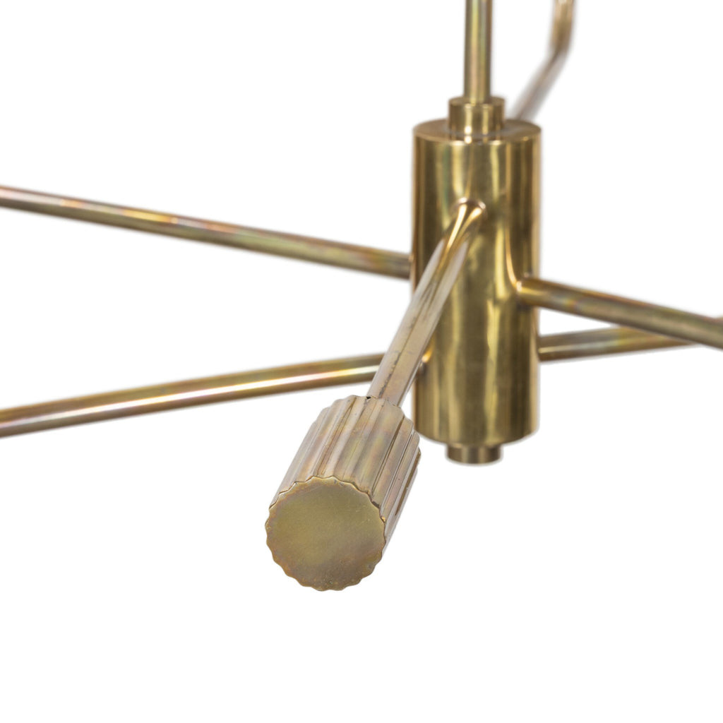 Lund Chandelier - Burnt Brass