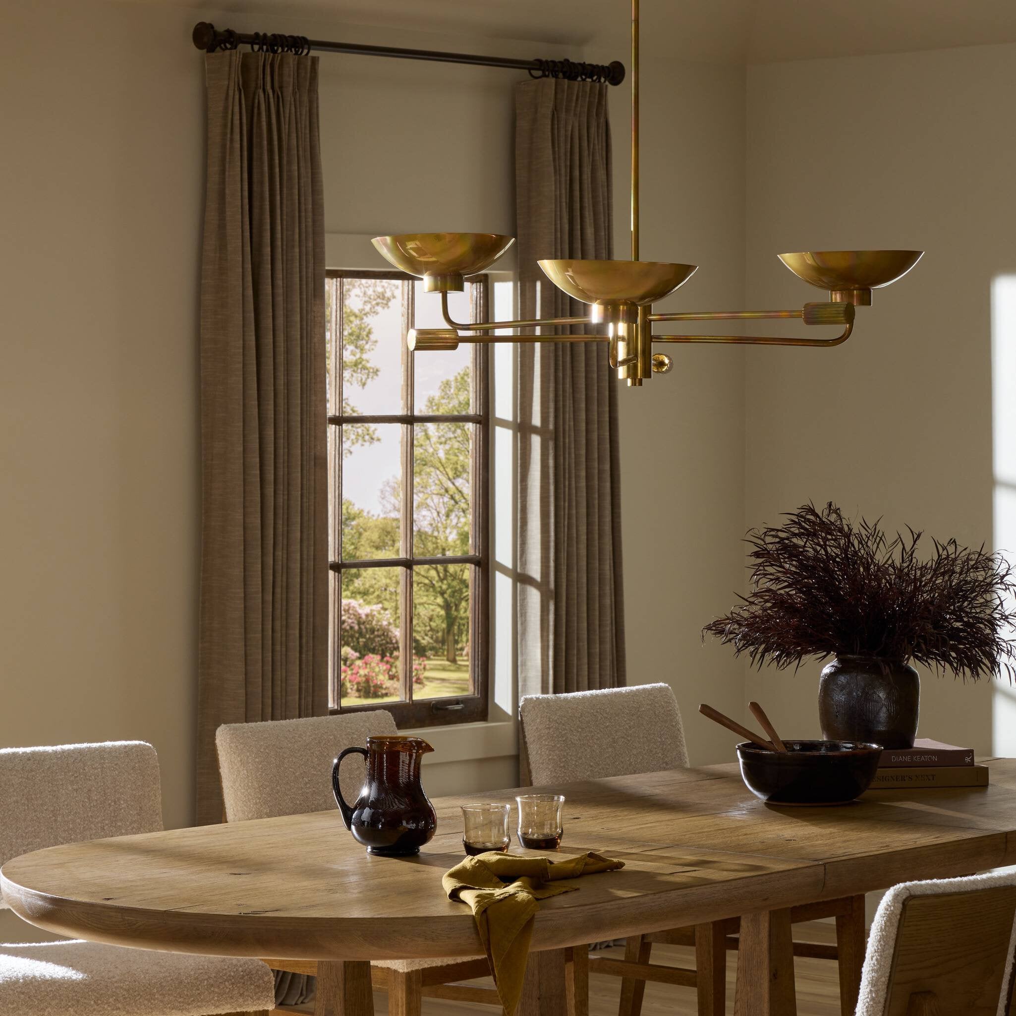 Lund Chandelier - Burnt Brass