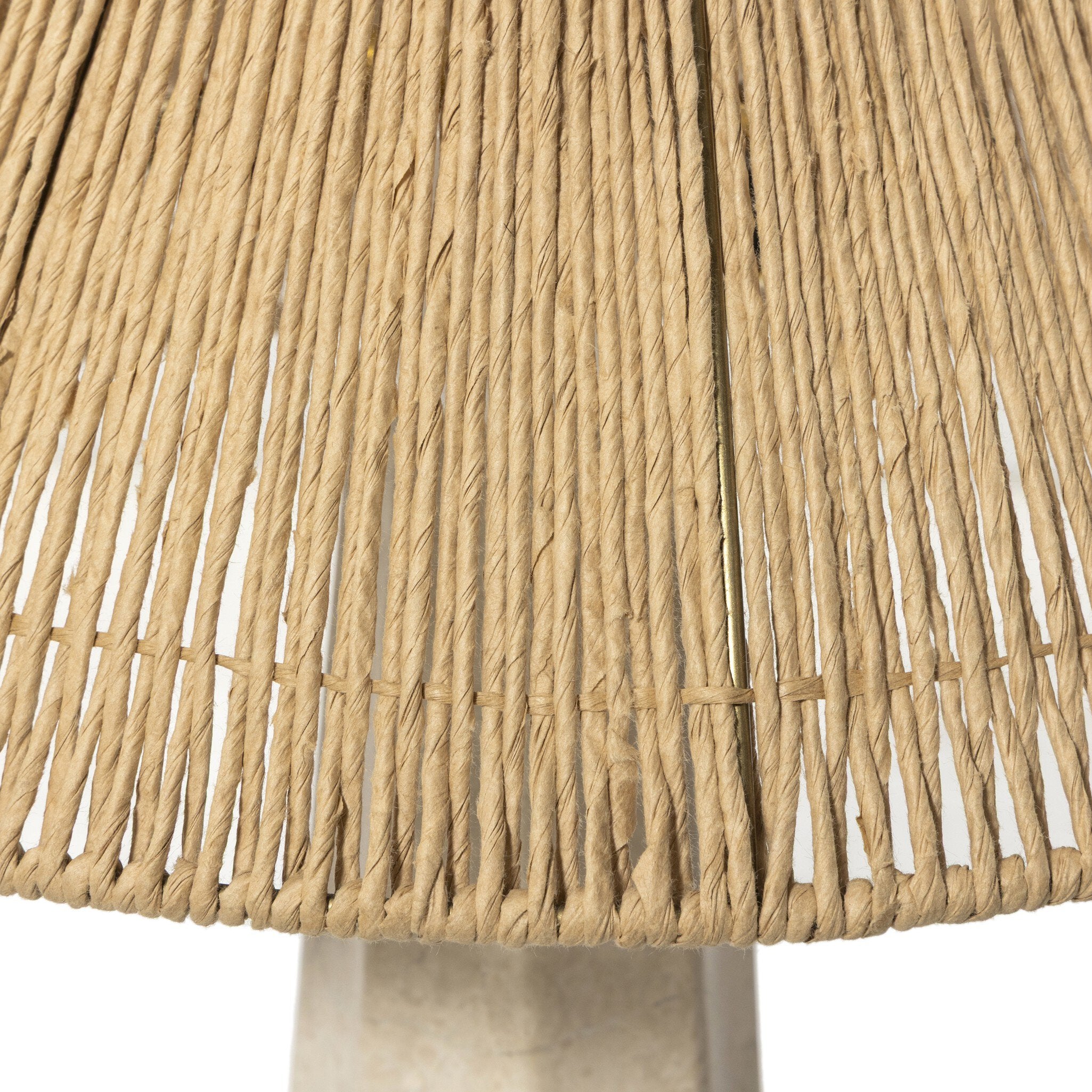 Astra Table Lamp - Cream Italian Marble