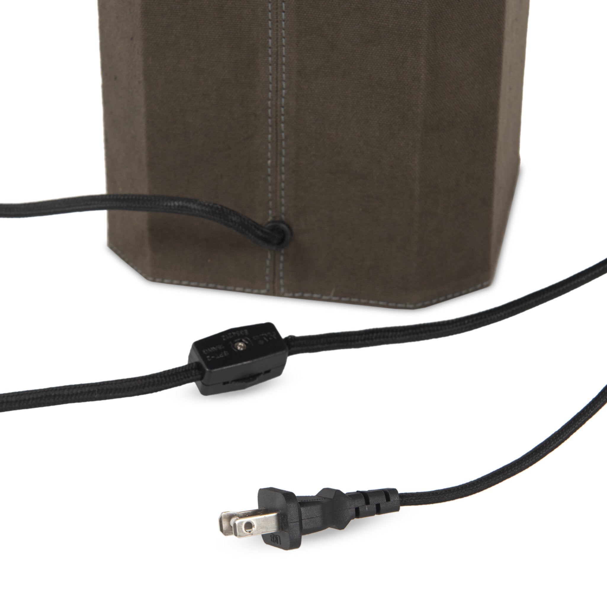 Kenric Table Lamp - Forest Green Canvas
