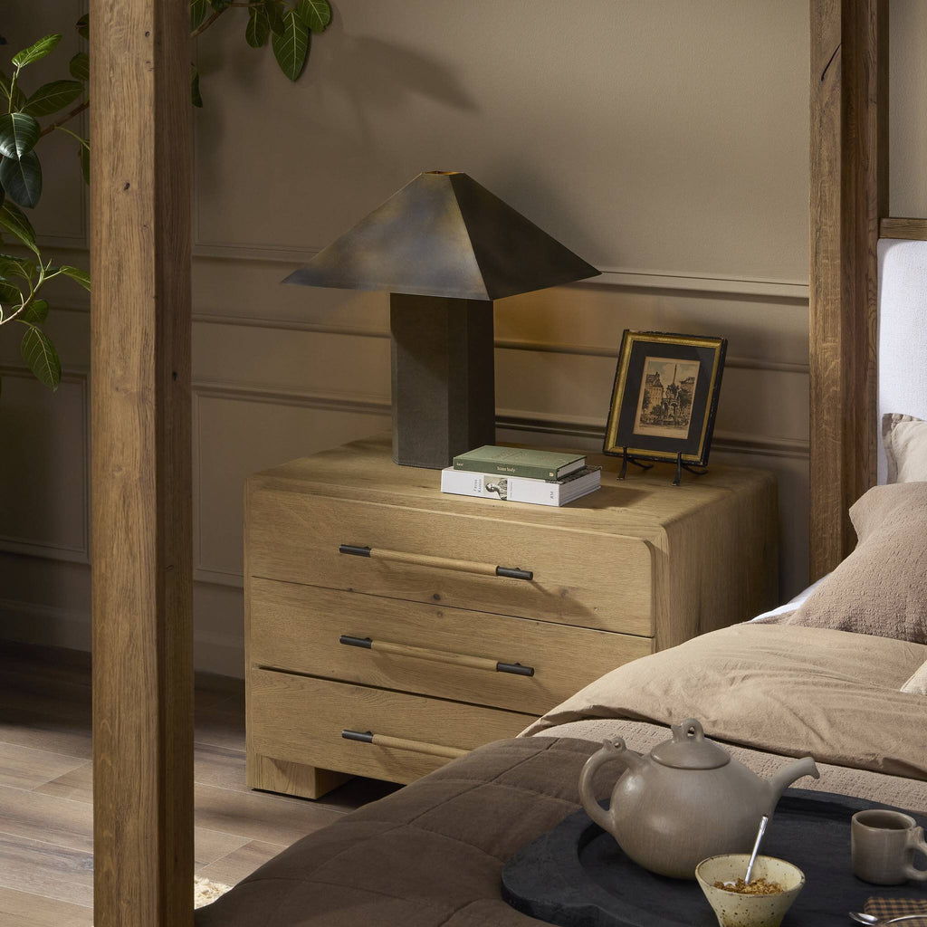 Kenric Table Lamp - Forest Green Canvas