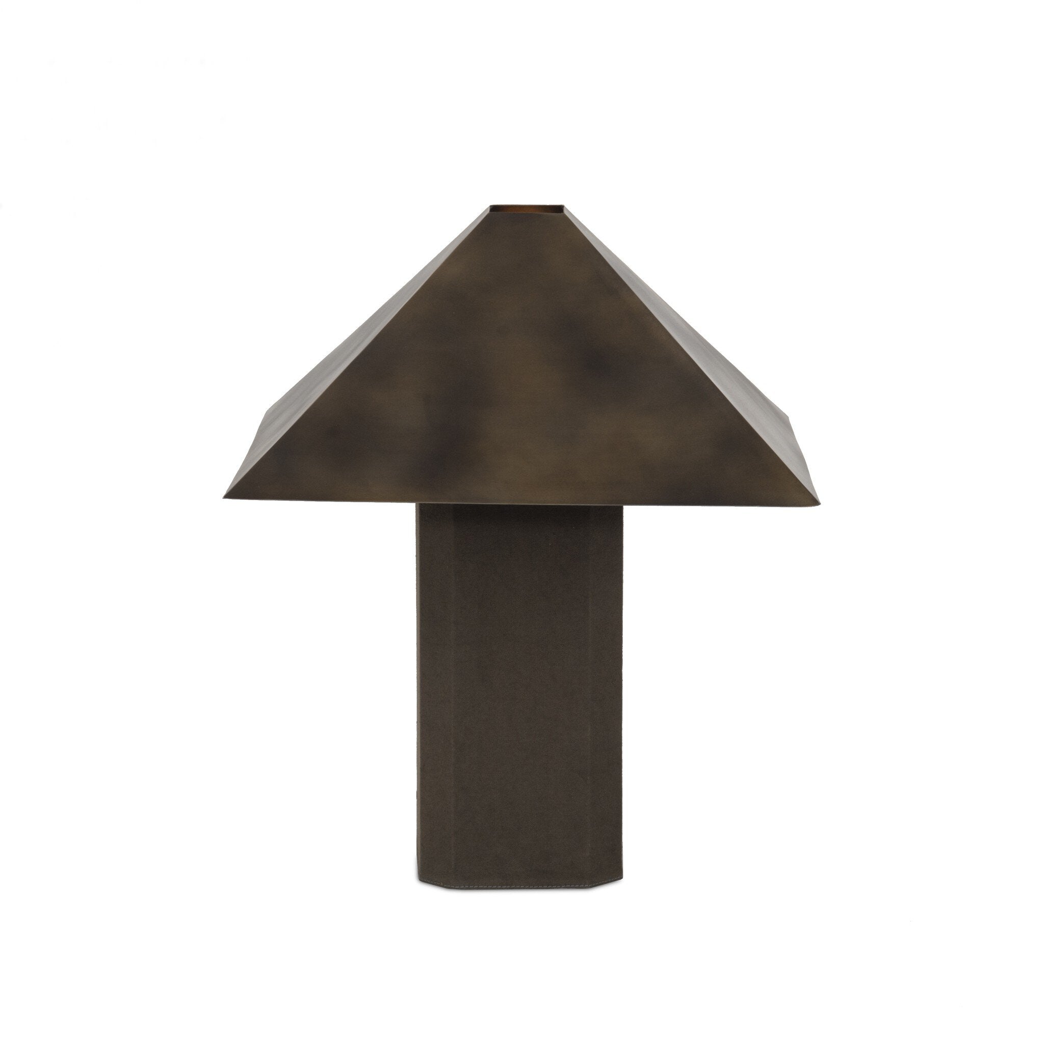 Kenric Table Lamp - Forest Green Canvas