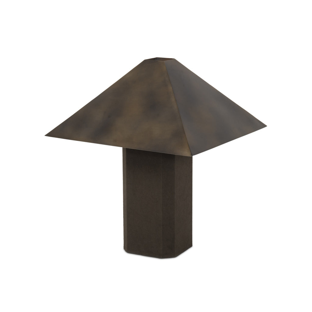 Kenric Table Lamp - Forest Green Canvas