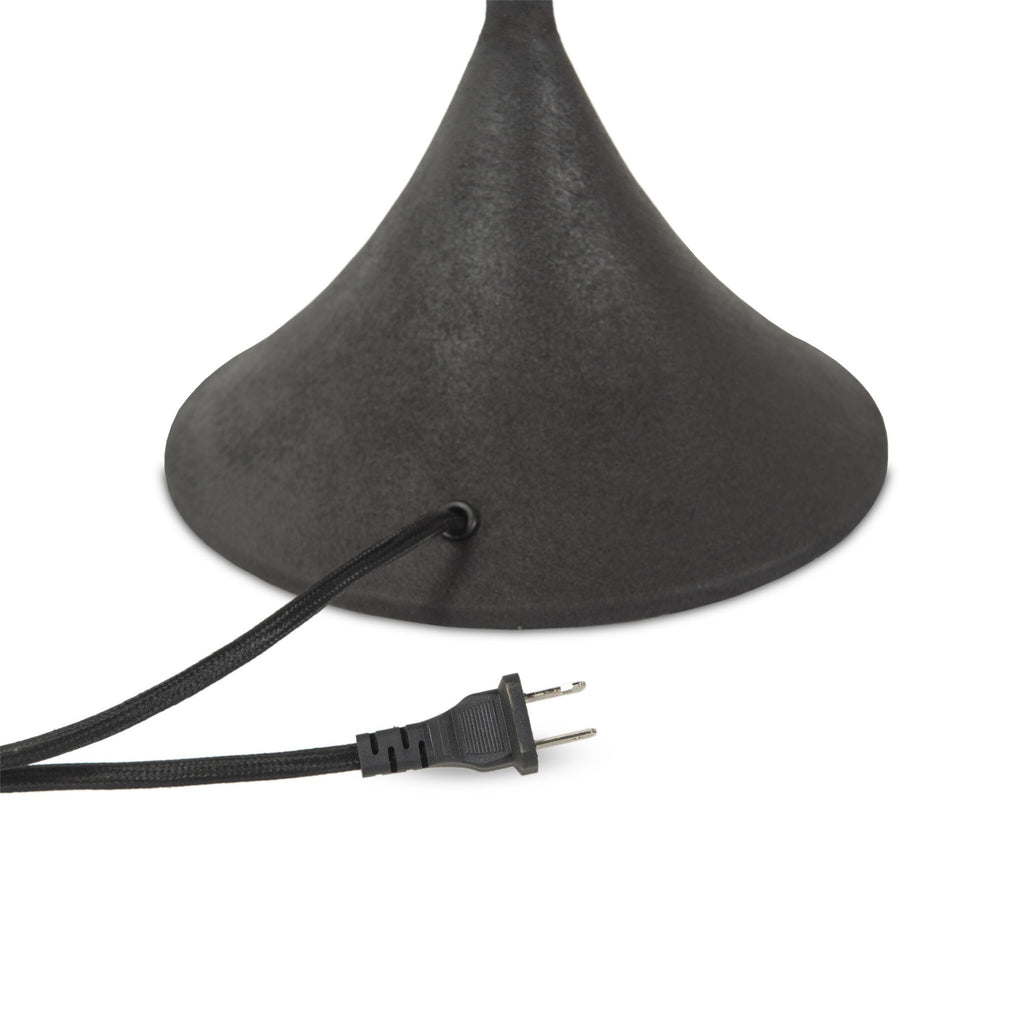 Fiorella Table Lamp - Black Wrought Iron