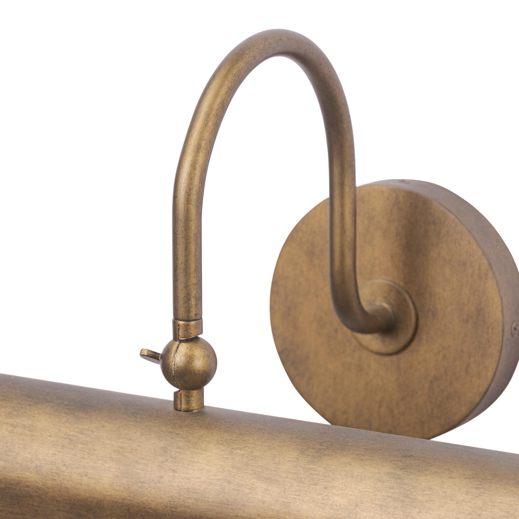 Benno Picture Light - Burnished Brass Iron