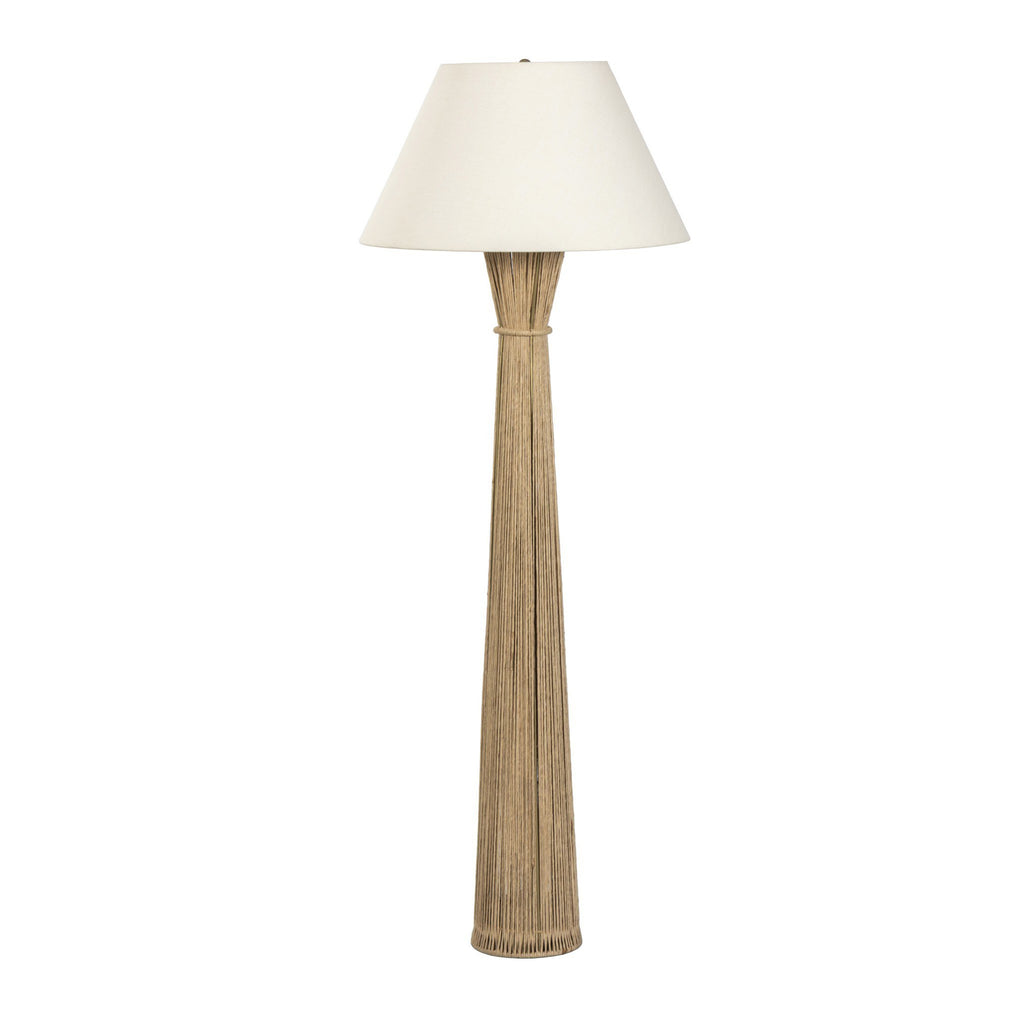 Nessa Floor Lamp - Antique Brass Iron
