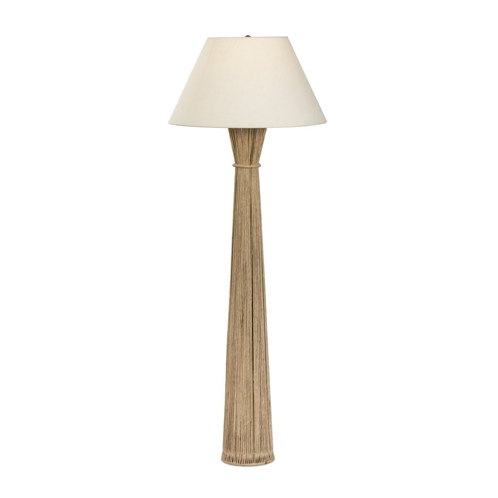 Nessa Floor Lamp - Antique Brass Iron