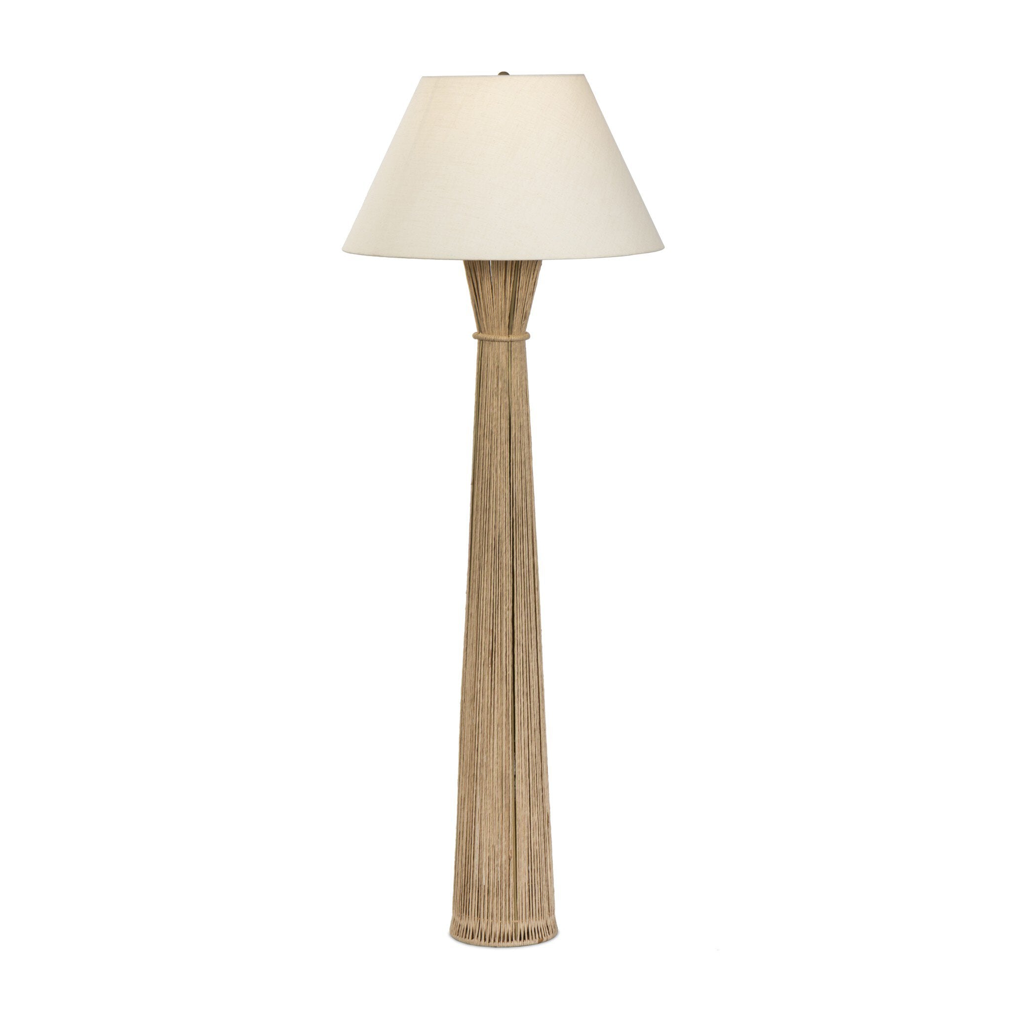 Nessa Floor Lamp - Antique Brass Iron