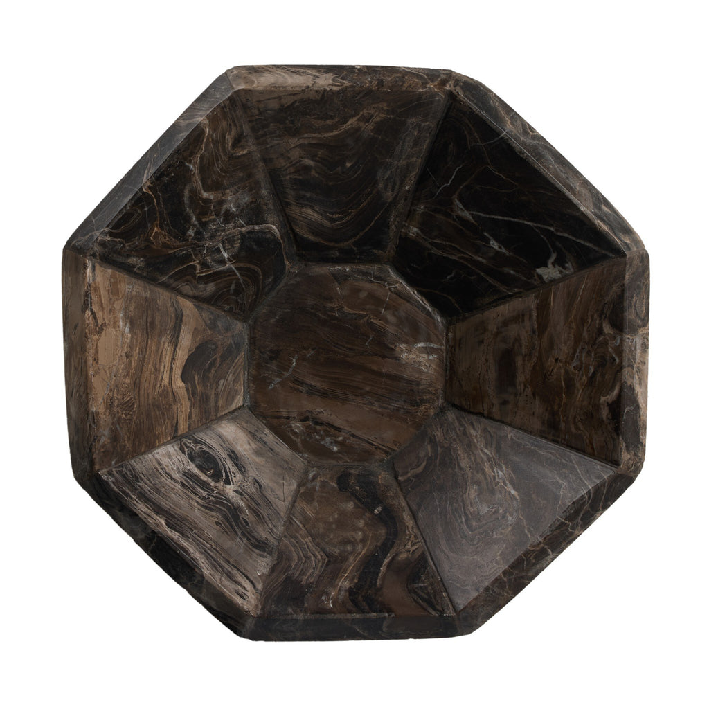 Kasa Bowl - Rocky Brown Marble